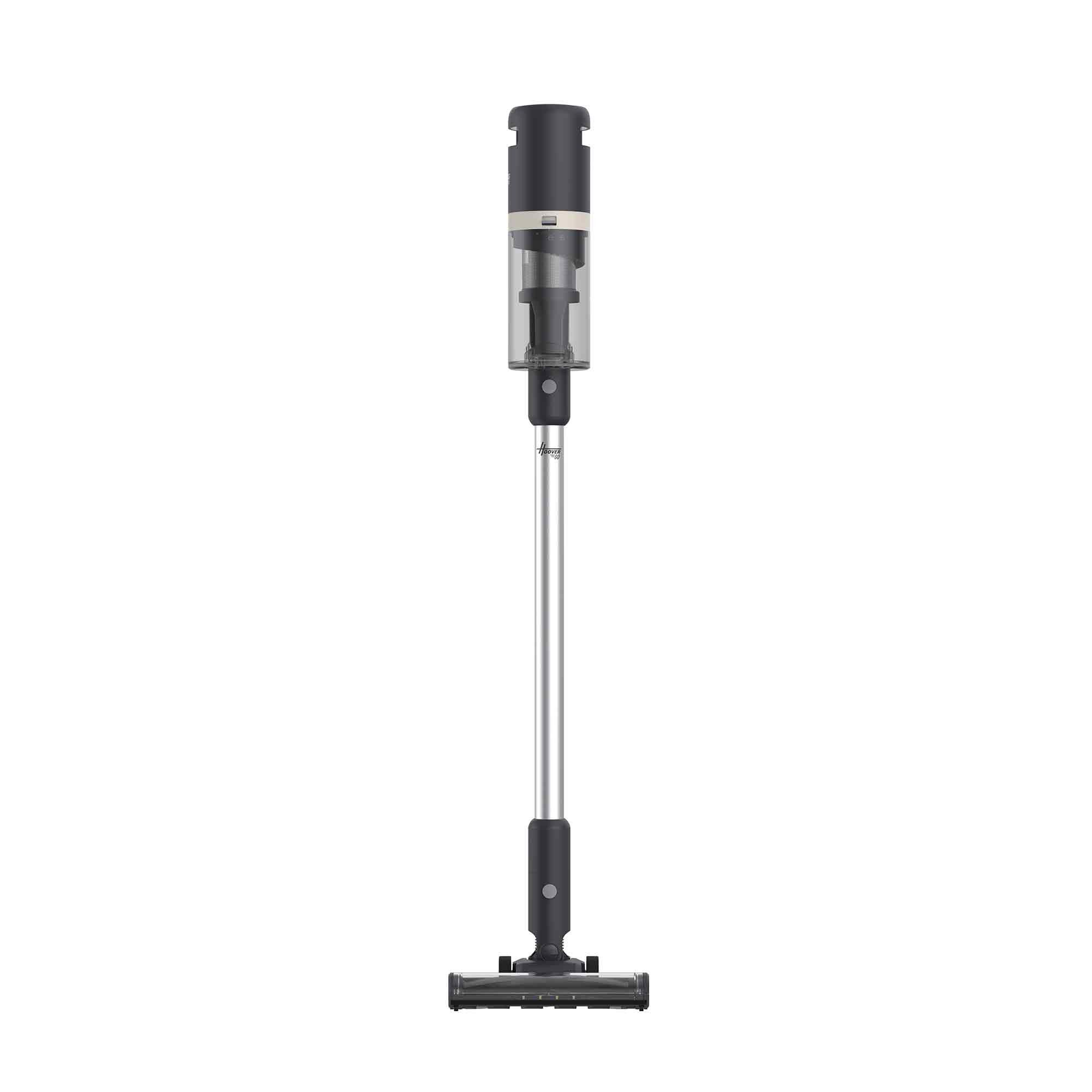 Hoover Akku-Stielstaubsauger HFG10H 011, 200 W, beutellos, Zwei Leistungsstufen, 45 Min. Laufzeit, Intuitives Display