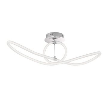 WOFI LED Deckenleuchte, LED-Leuchtmittel fest verbaut, Kaltweiß, Warmweiß, Neutralweiß, Tageslichtweiß, Deckenlampe dimmbar mit Fernbedienung LED Deckenleuchte