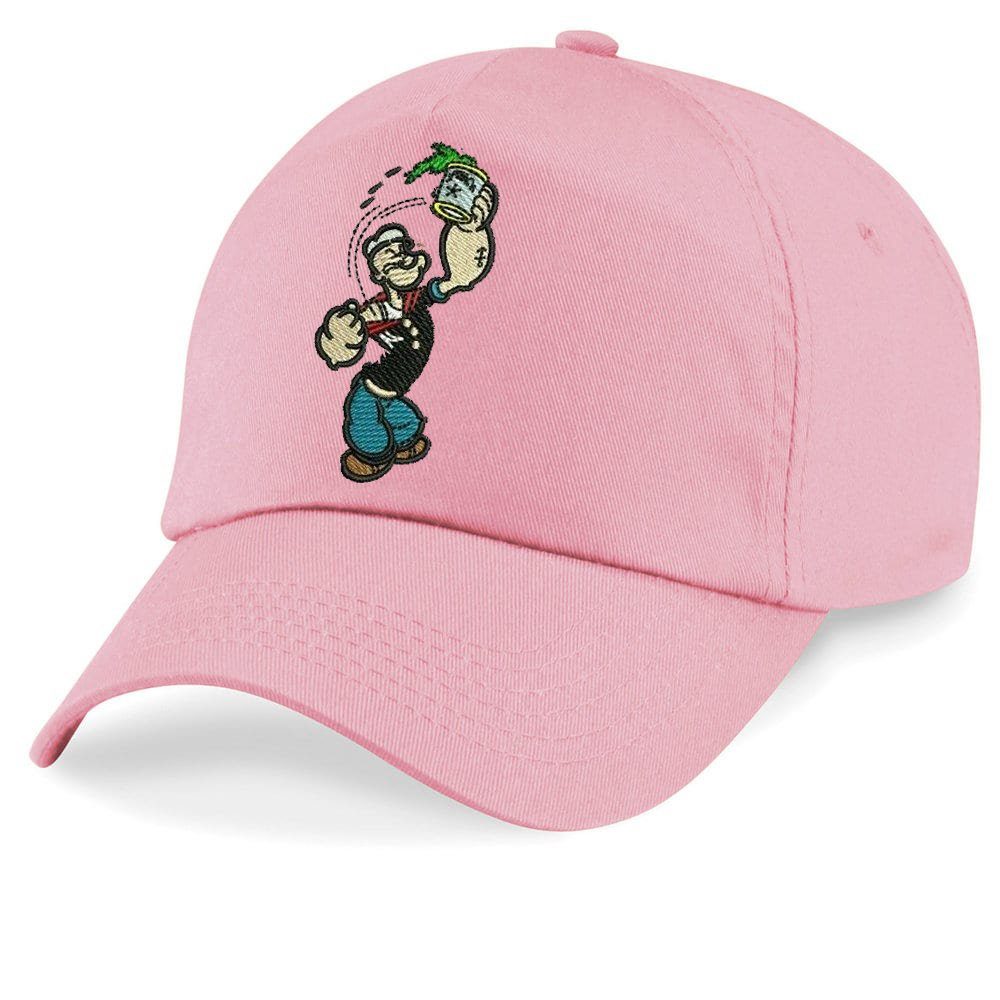 Baseball Cap Kinder Popeye Stick Patch Spinat Stark Fitnes Gym