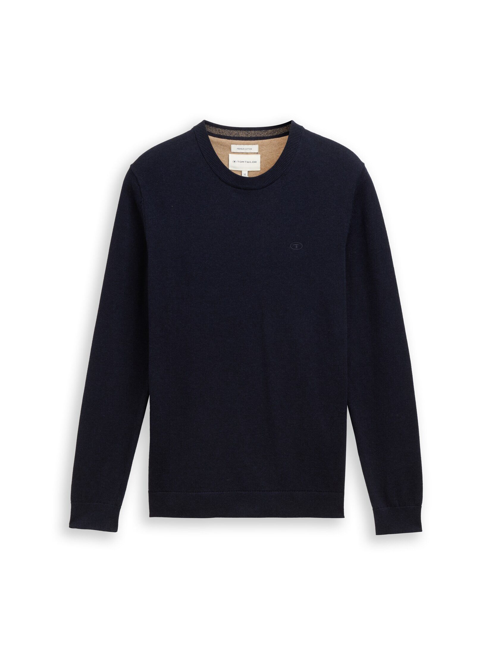 knitted navy melange