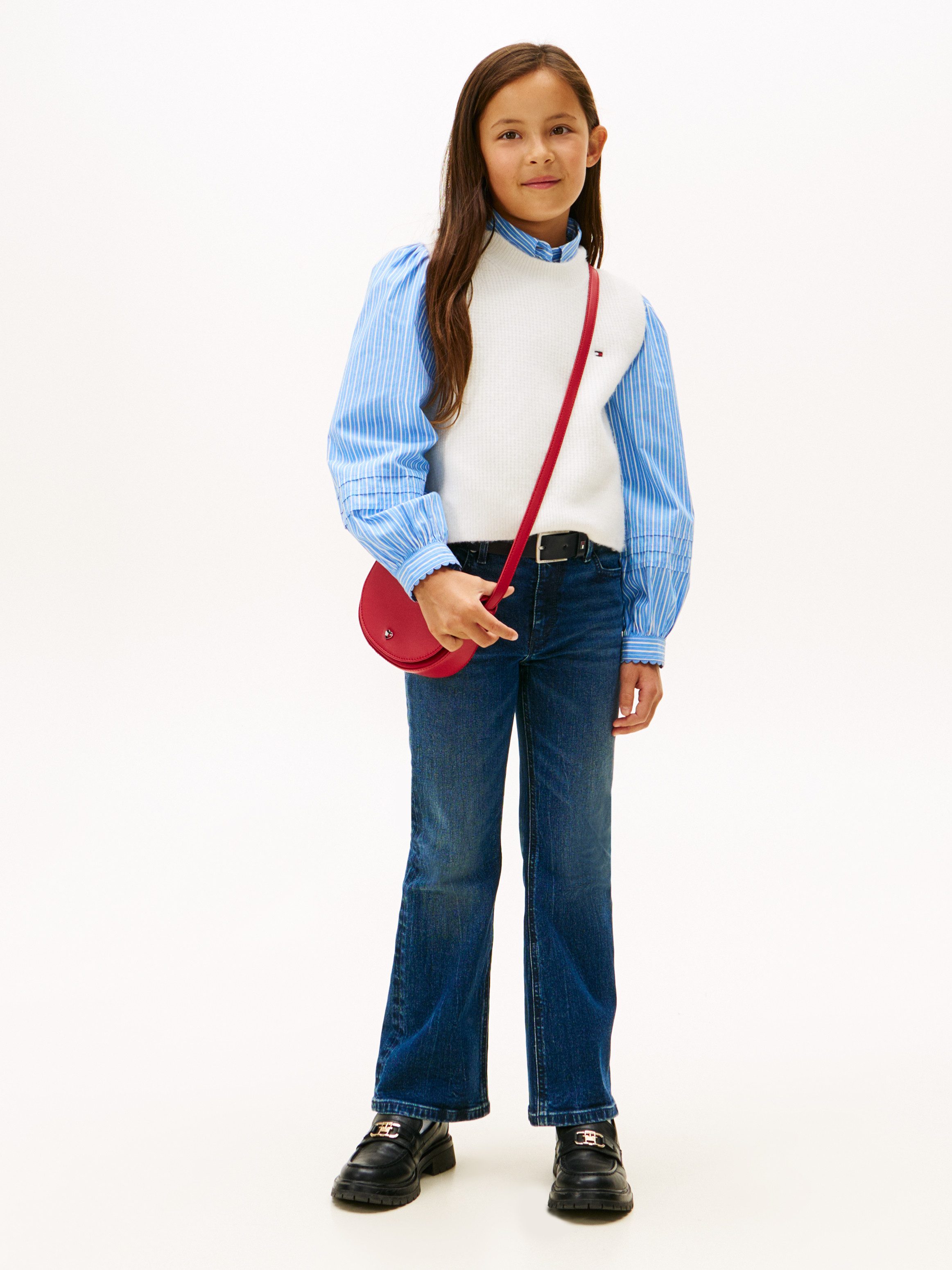 Tommy Hilfiger Schlagjeans FLARE DARK JEANS Regular fit, für Kinder bis 16 Jahre