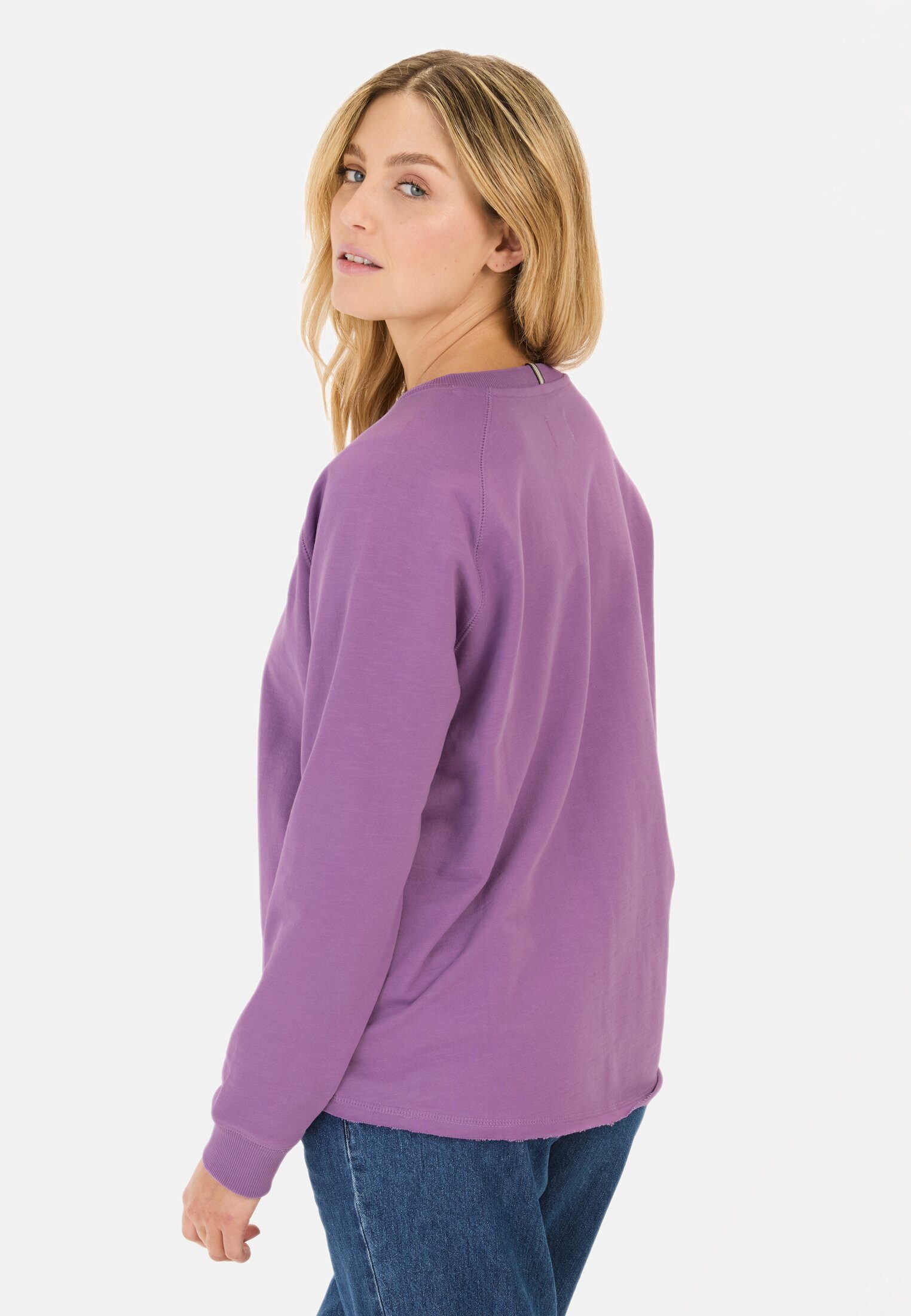 camel active Sweatshirt aus reiner Baumwolle günstig online kaufen