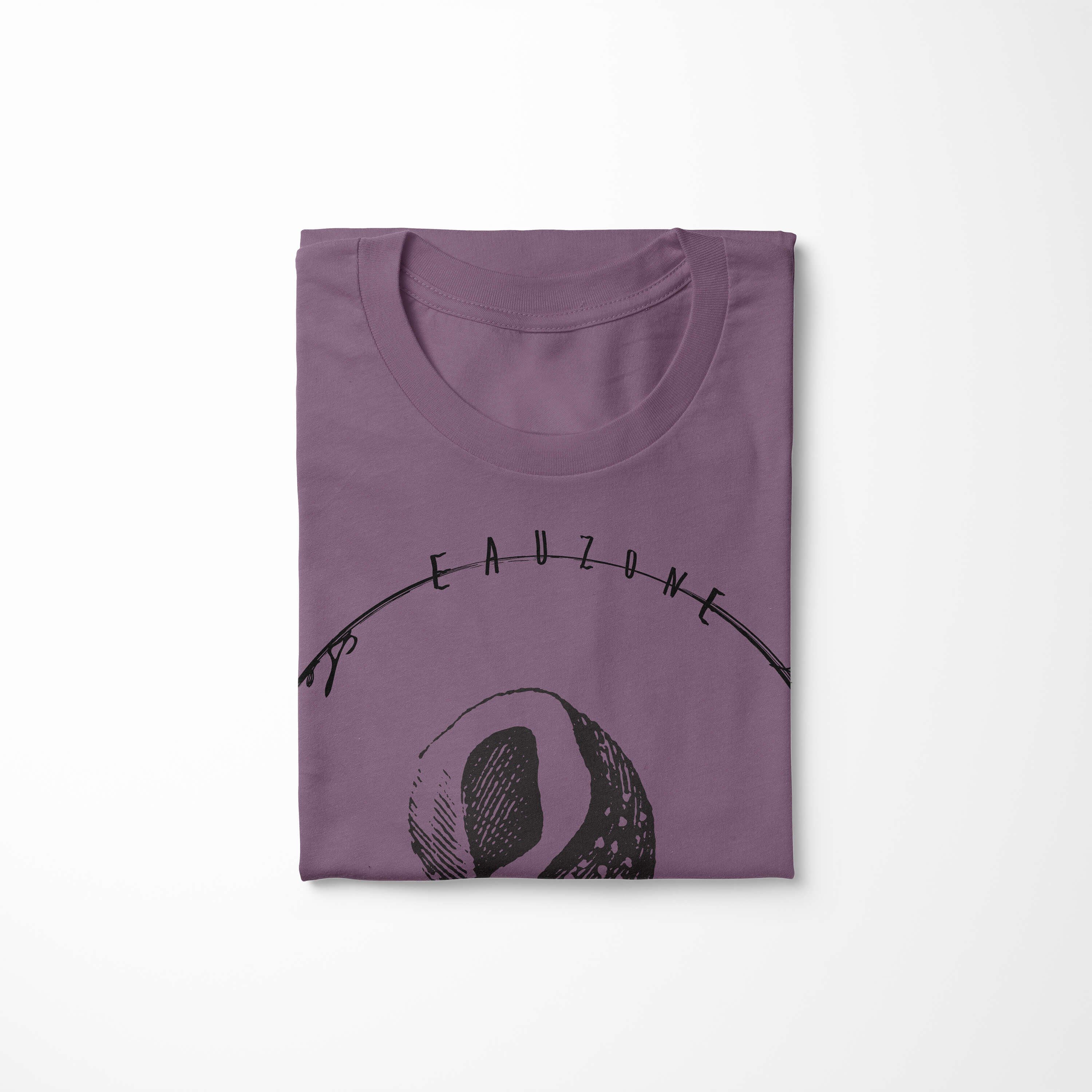 Sinus Art Fische Sea Struktur Tiefsee / 006 und sportlicher Creatures, Sea feine - Serie: Shiraz T-Shirt T-Shirt Schnitt