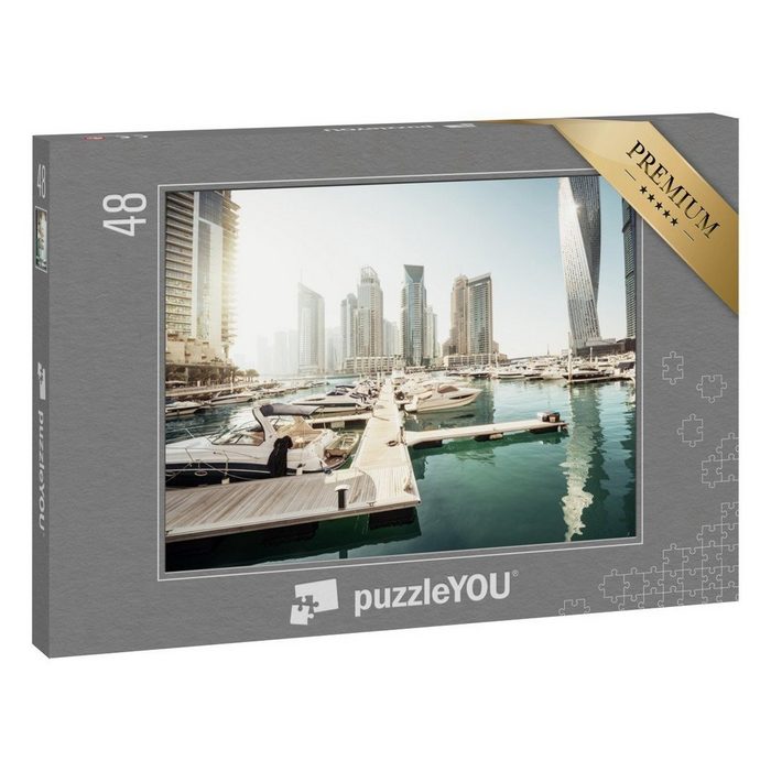 puzzleYOU Puzzle Dubai Marina Vereinigte Arabische Emirate 48 Puzzleteile puzzleYOU-Kollektionen Arabien