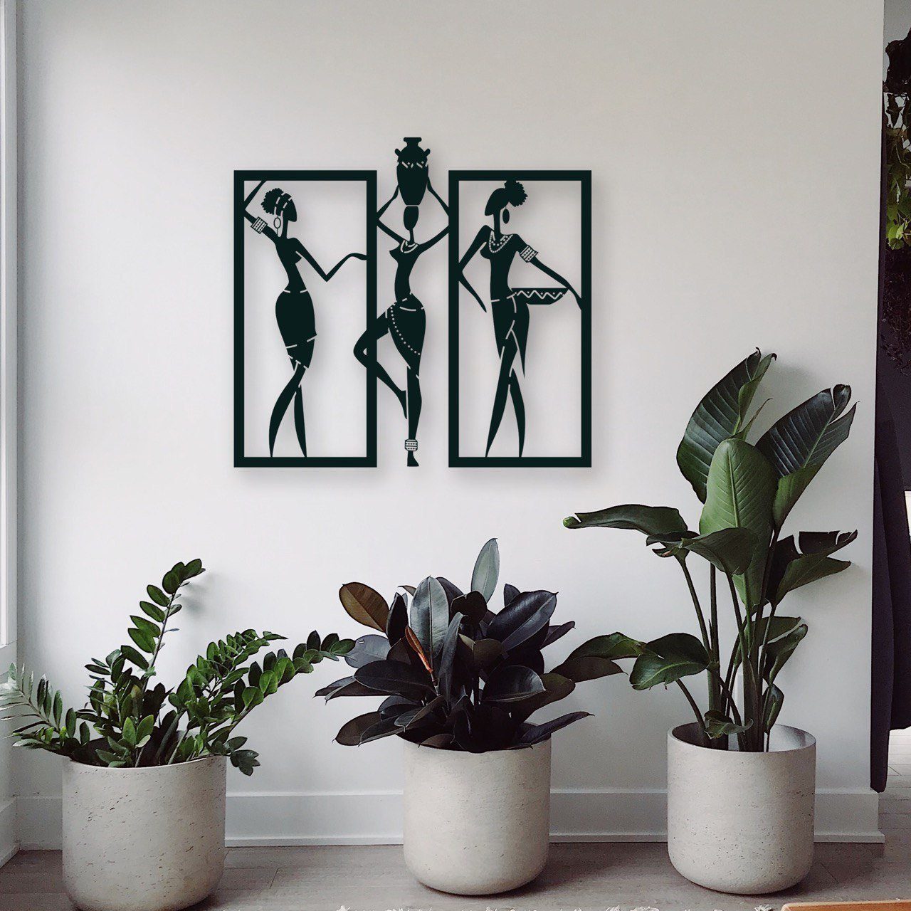 WoodFriends Wandbild aus Holz Afrikanische Frauen günstig online kaufen