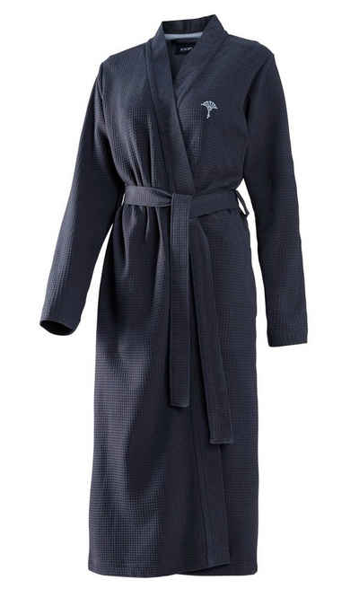 JOOP! Bademantel JOOP! LIVING - BADEMANTEL UNI PIQUÉ Damen-Kimono, Textil