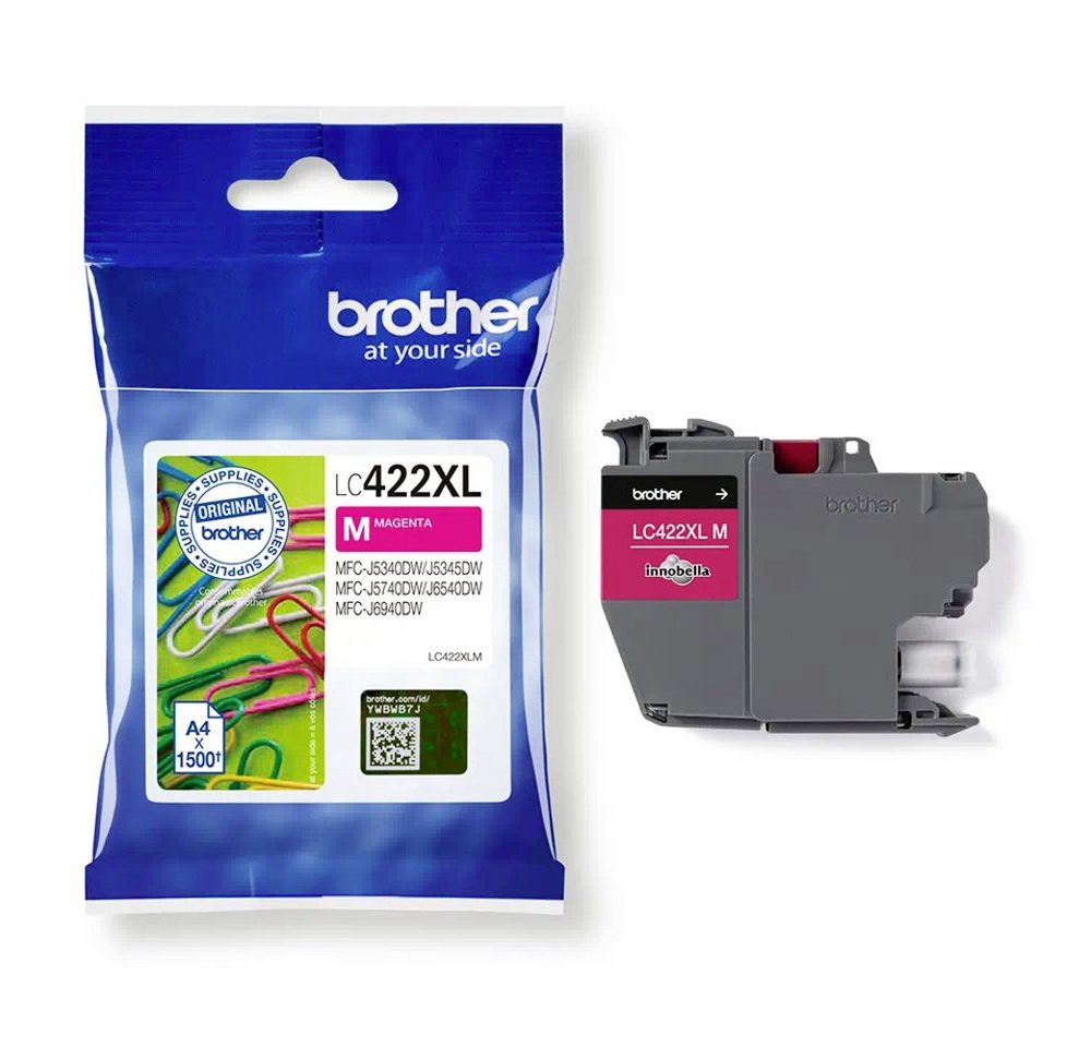 Thumbnail - Brother Brother Druckerpatrone LC-422XLM Original Magenta LC422XLM Tintenpatrone