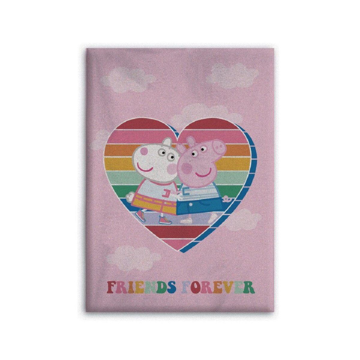 Kinderdecke Fleecedecke – Flauschiger Komfort für Kinder, 140 x 100 cm, Peppa Pig