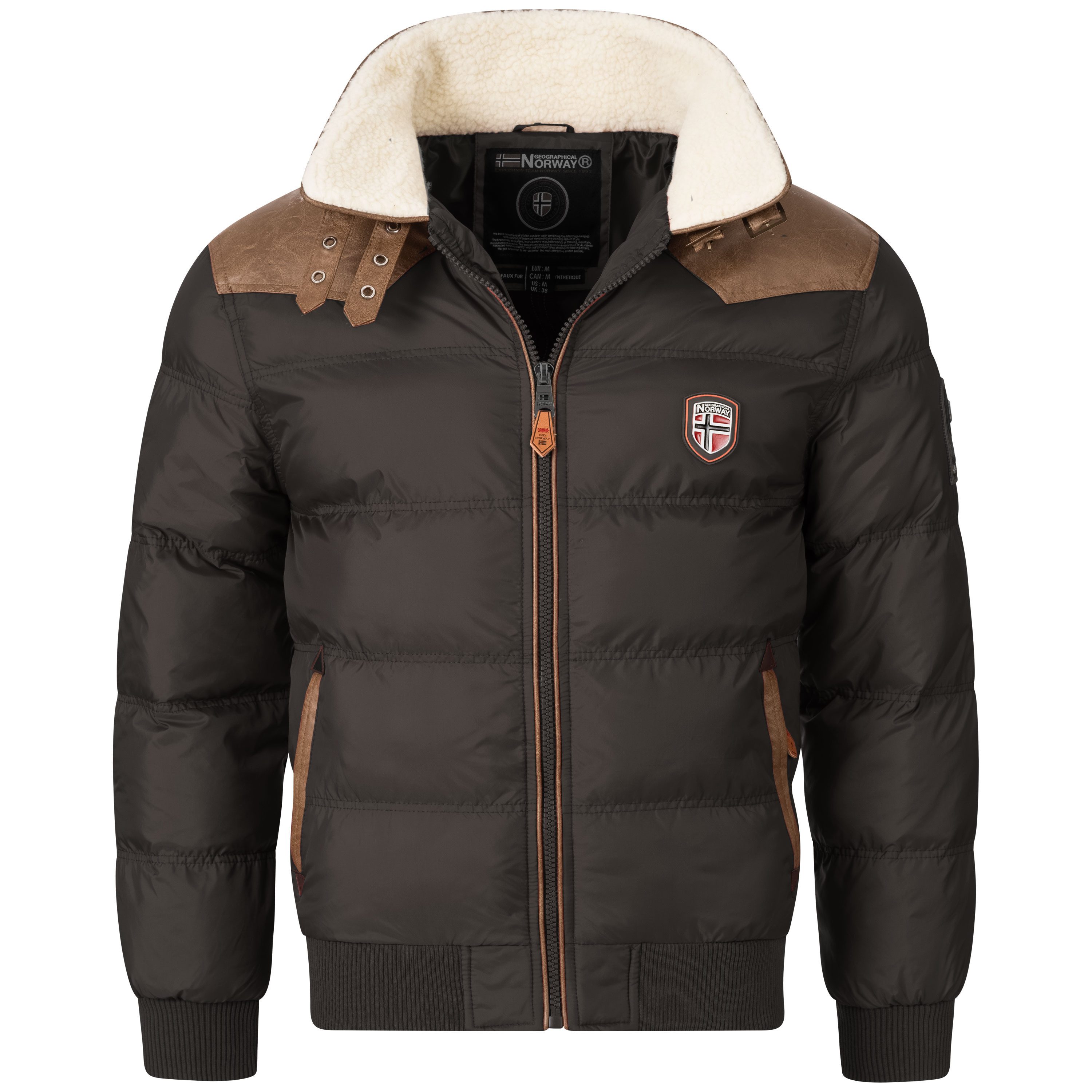 Geographical Norway Winterjacke warme Designer Herren Winter Stepp Jacke Outdoorjacke AB