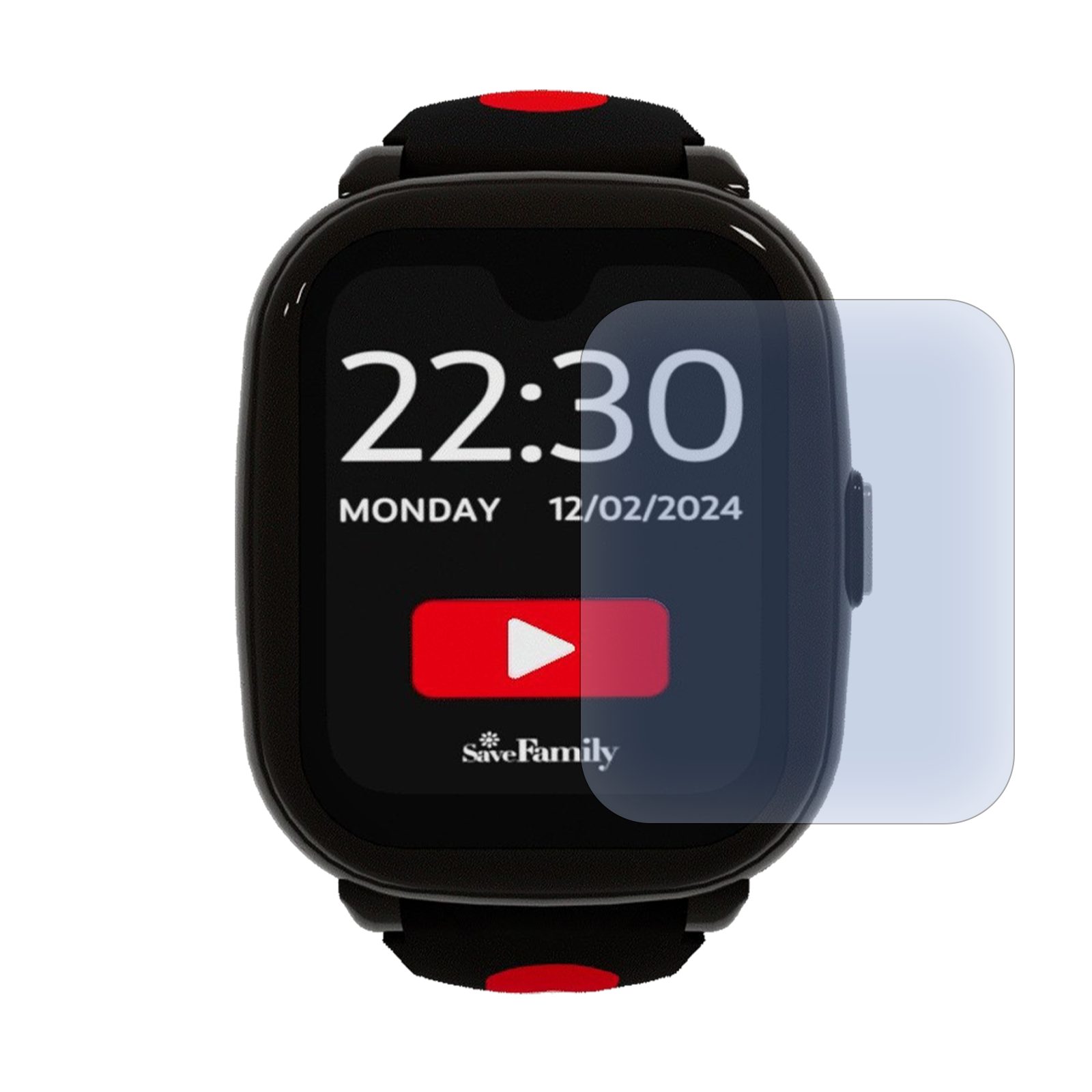 SaveFamily Iconic Plus 2 Kinder Smartwatch inkl. Glass Protector Smartwatch