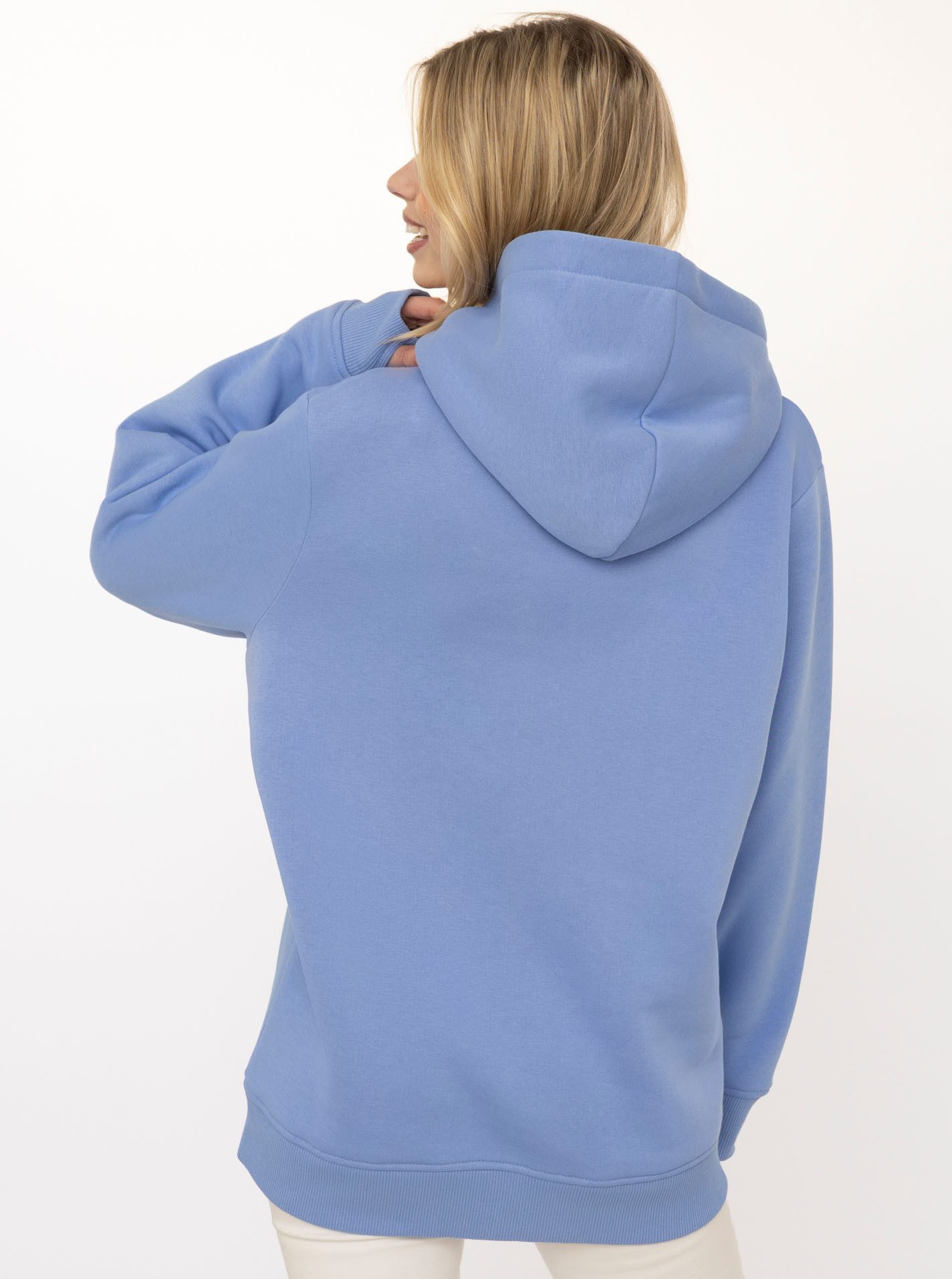 Zwillingsherz Hoodie "Kleiner Dackel" "Dackel"-Stickerei, bedruckter Kordelzug, Kängurutasche