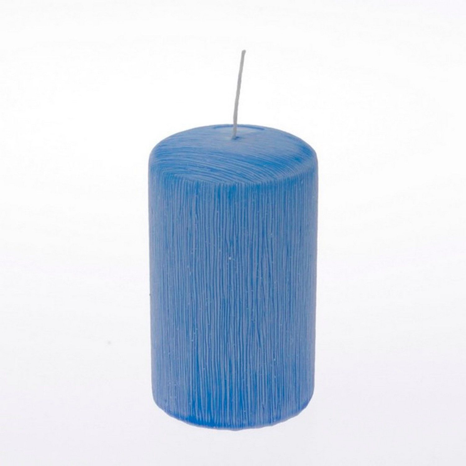 Deko AS Tafelkerze Strukturkerze - hellblau - 10 x 6 cm - 9635…