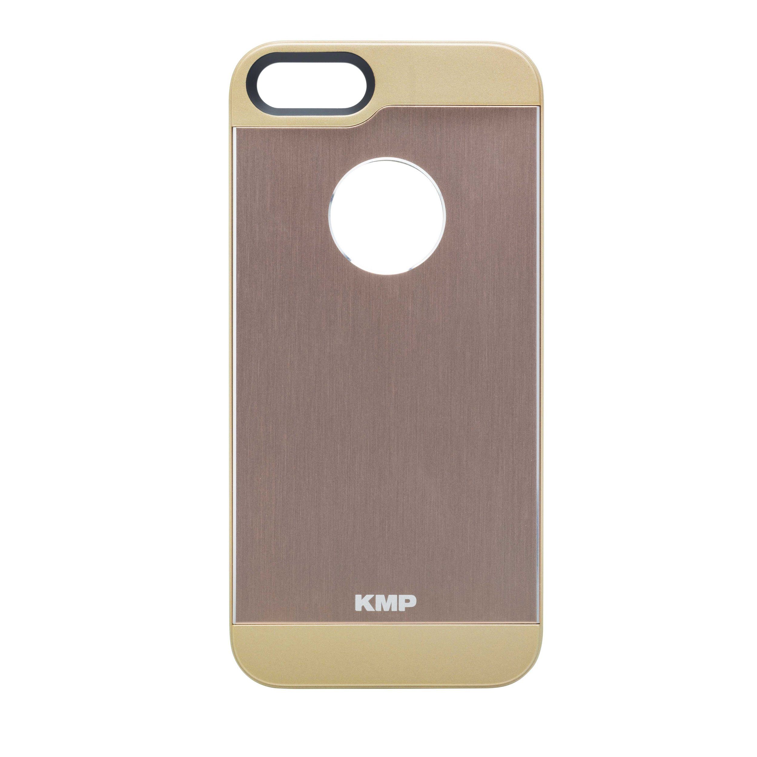 KMP CREATIVE LIFESTYLE PRODUCTS. Handyhülle Aluminium Schutzhülle für iPhone SE, 5s, 5 Gold 4 Zoll