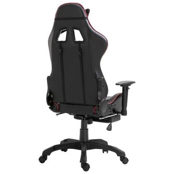 möbelando Gaming-Stuhl 297300 (LxBxH: 68,5x68x125 cm), in Schwarz und Weinrot