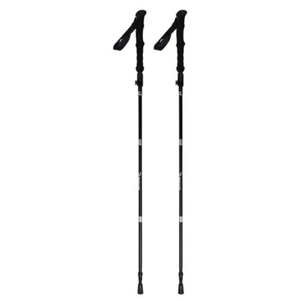 Trizand Trekking-Stöcke Trekkingstöcke Wanderstöcke (Spar-Set, 2 St., wandern), Höhenverstellbar von 110–130 cm mit Skala und Schnellverschluss