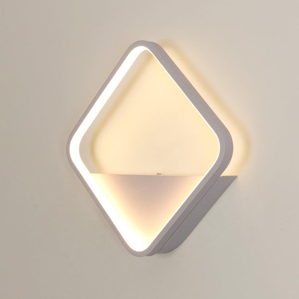 Goeco Wandleuchte Quadratische LED-Wandlampe aus Aluminium, Innenbeleuchtun günstig online kaufen