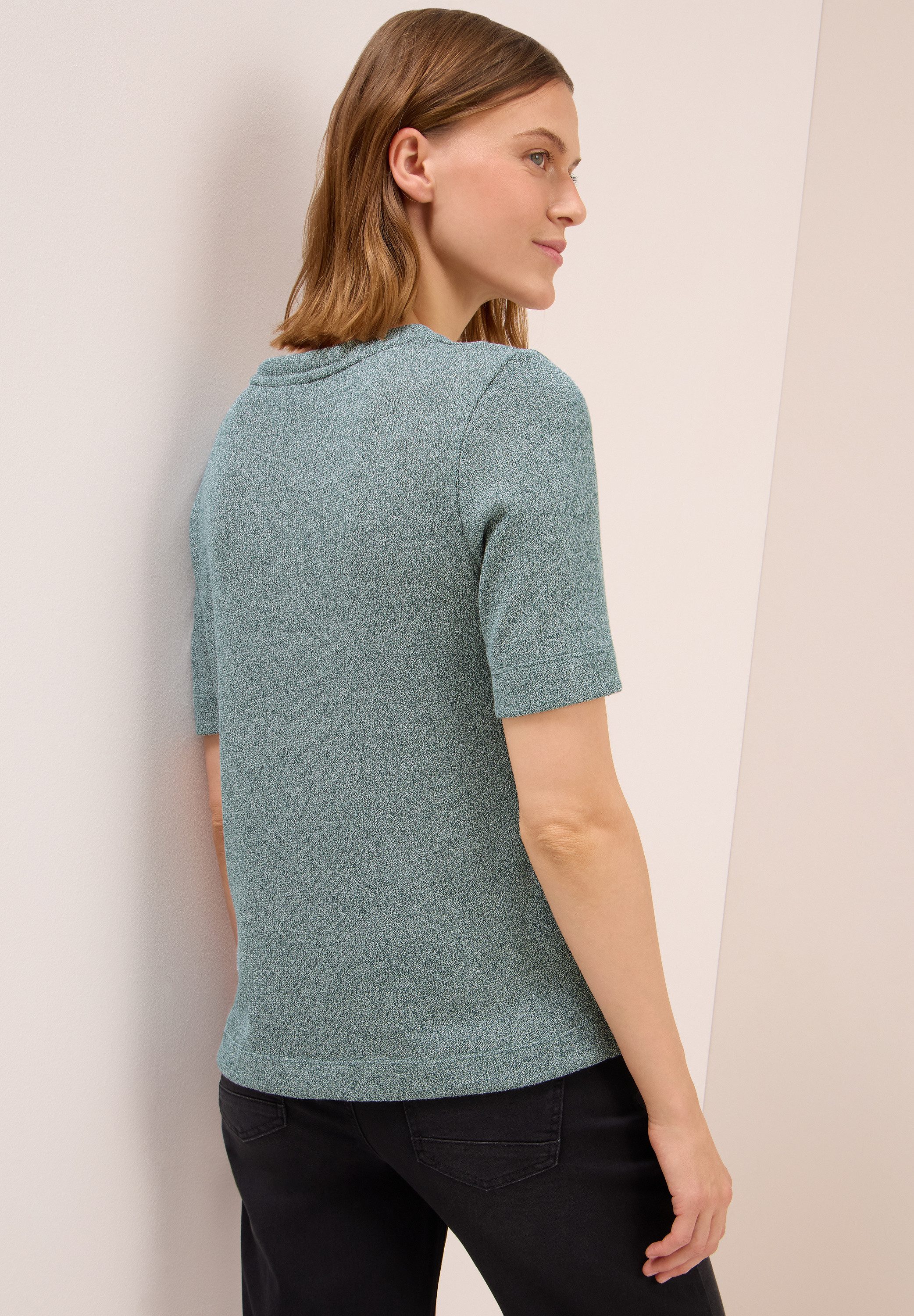 CECIL T-Shirt in feiner Strick Optik günstig online kaufen