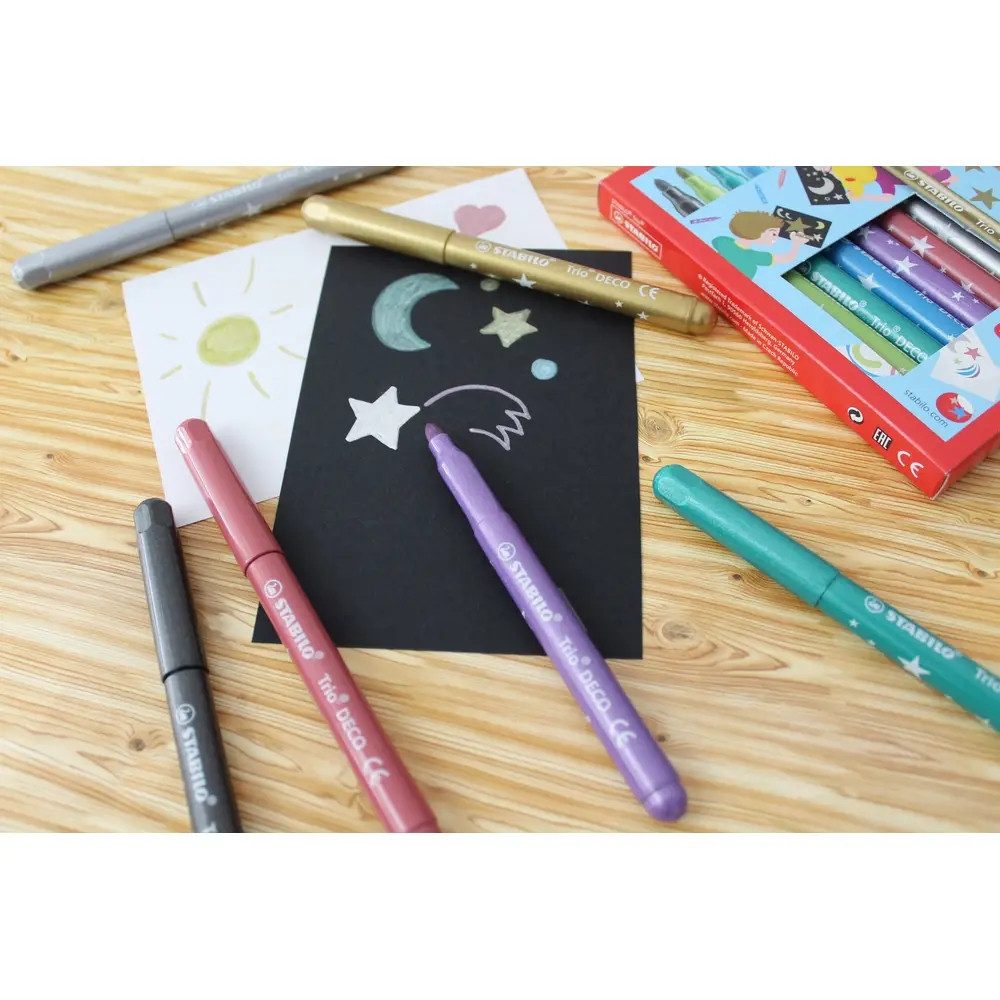 STABILO Buntstift STABILO Trio DECO 8er Etui