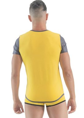 Geronimo T-Shirt Erotic Push or Zipp T-Shirt Yellow L (Baumwolle)
