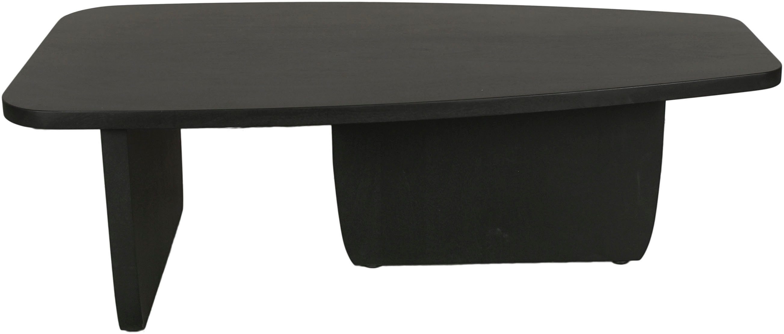 byLIVING Couchtisch Bolt (1-St), Freiform Tisch in Akazie Massivholz schwar günstig online kaufen