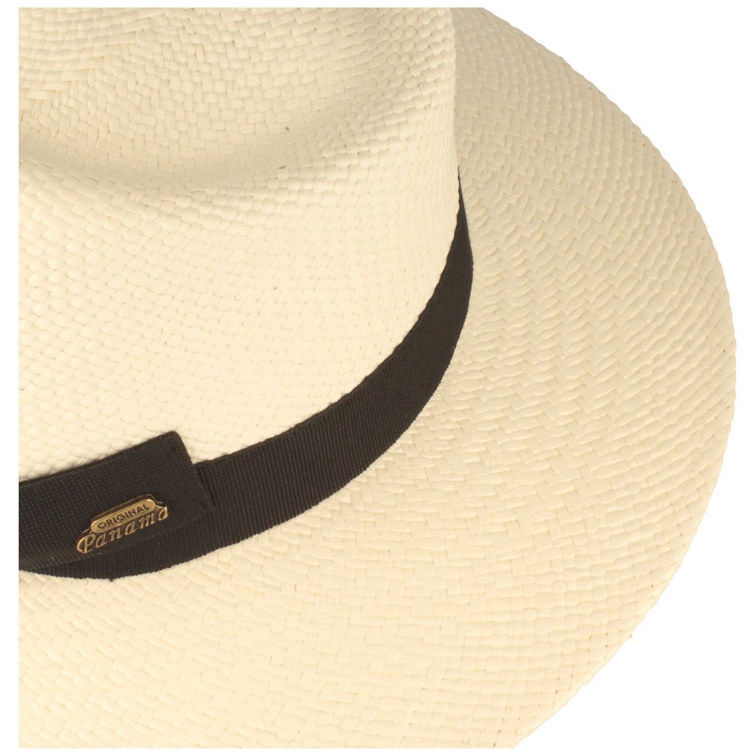 Breiter Strohhut Panamahut breiter UV50+ Extra weiss