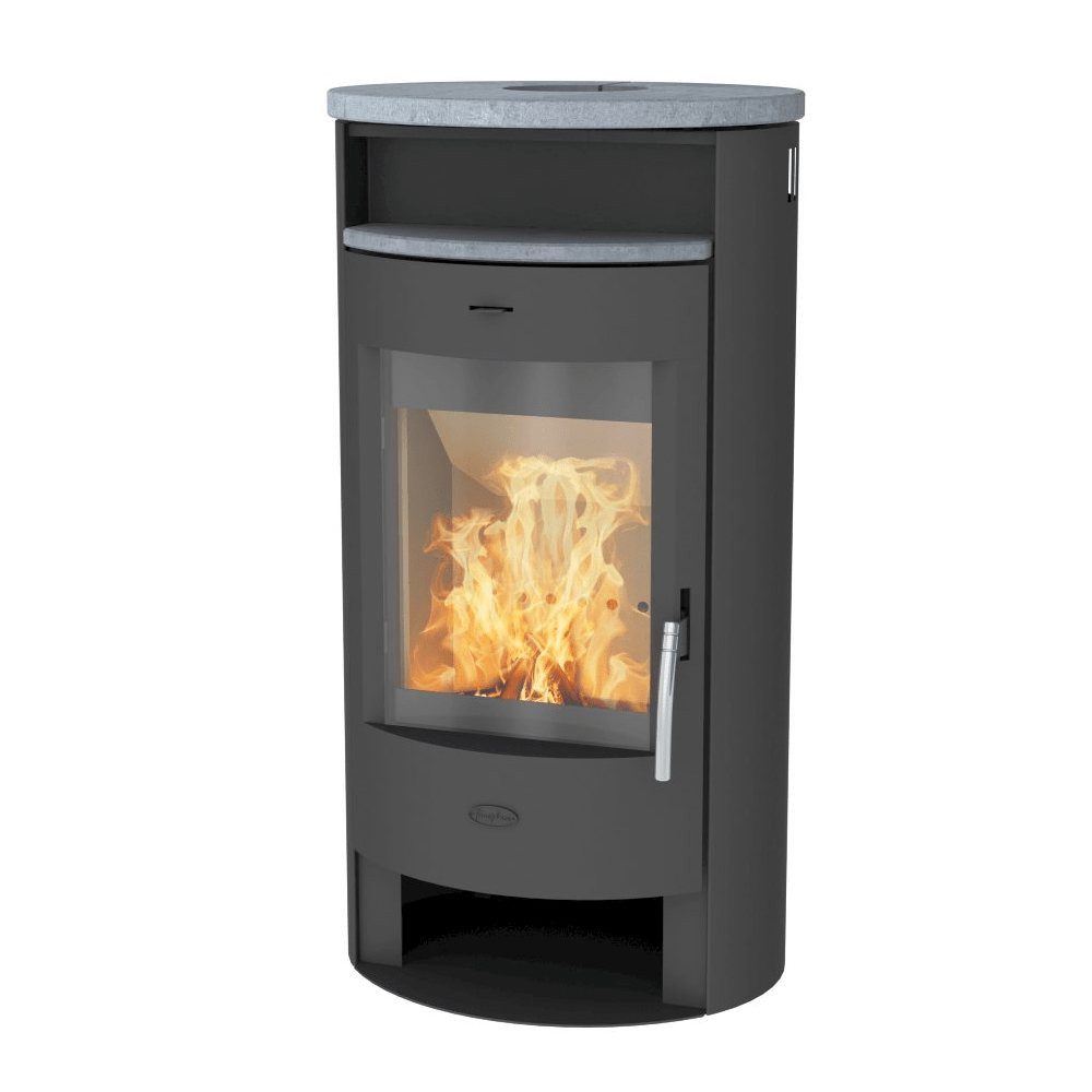 Kaminofen Fireplace Jakarta Speckstein Kaminofen Stahl Schwarz R6760