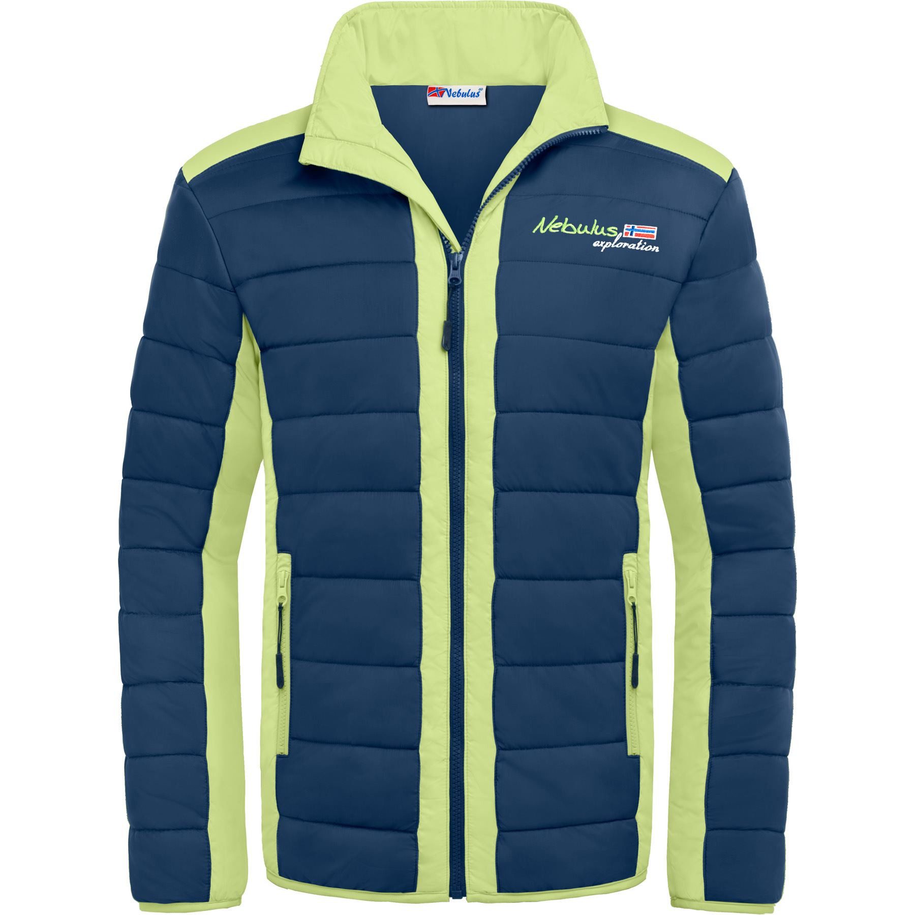 Nebulus Winterjacke FIGHT, P5905 - Herren, navy-lime, 3XL günstig online kaufen