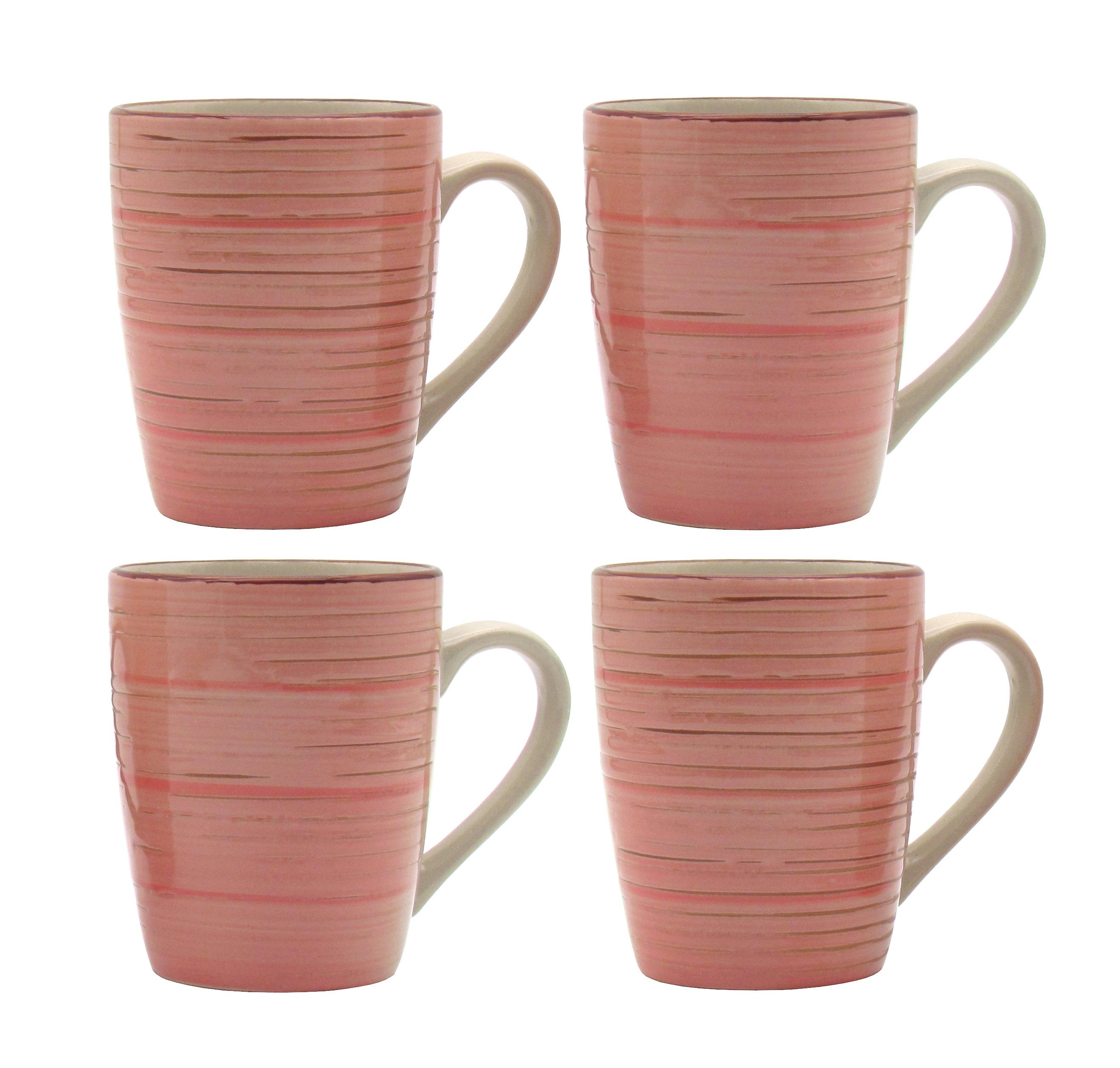 steinwohn Frühstücks-Geschirrset Keramik Frühstücks-Service 12-/18-teilig für 4 oder 6 Personen (12-tlg), Vintage Look, Spülmaschinen- & Mikrowellengeeignet – Bild 4 von 5