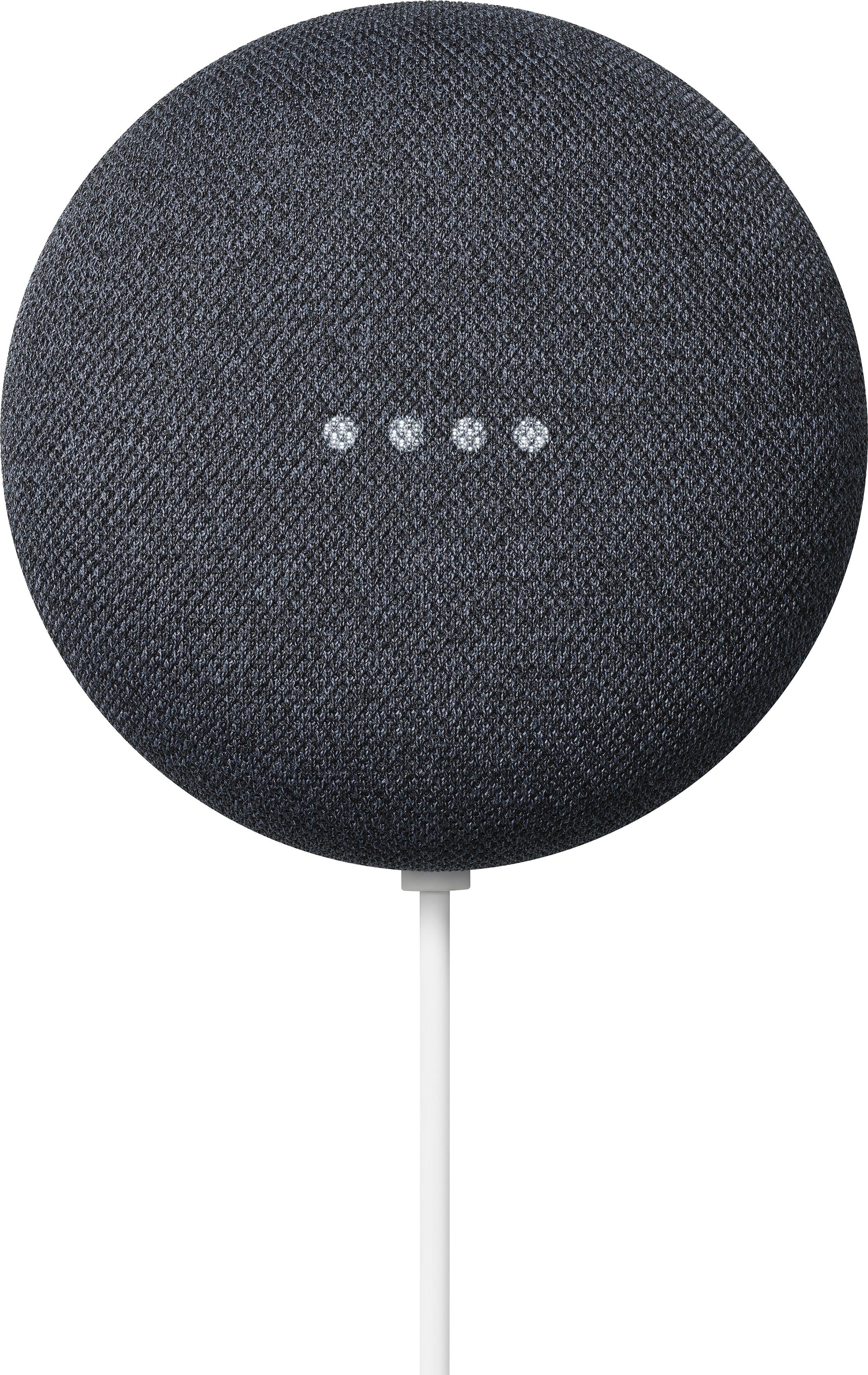 Google Nest Mini (2. Generation) Smart Speaker (Bluetooth, WLAN (WiFi) Carbon