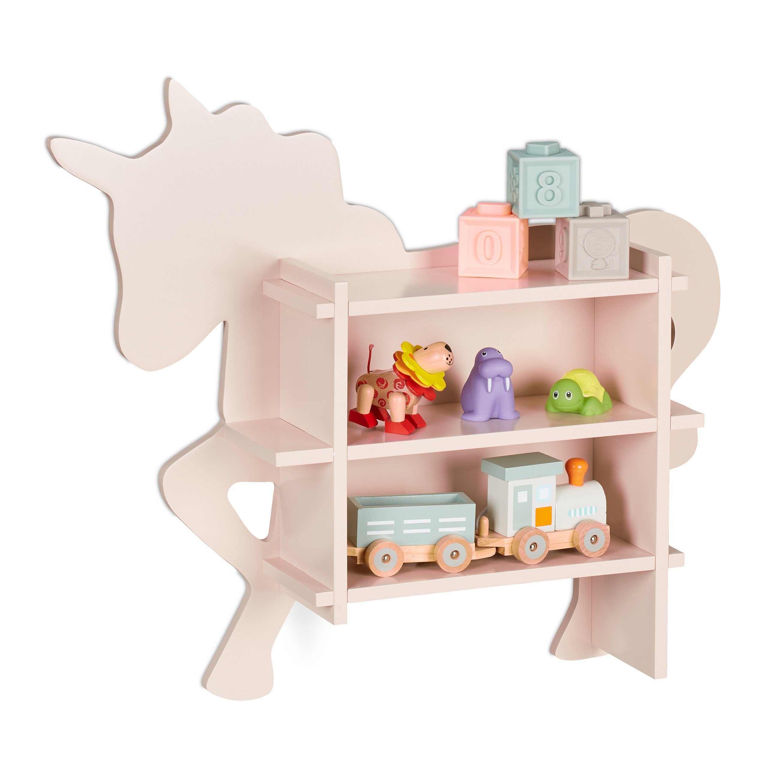 relaxdays Kinderregal Einhor günstig online kaufen