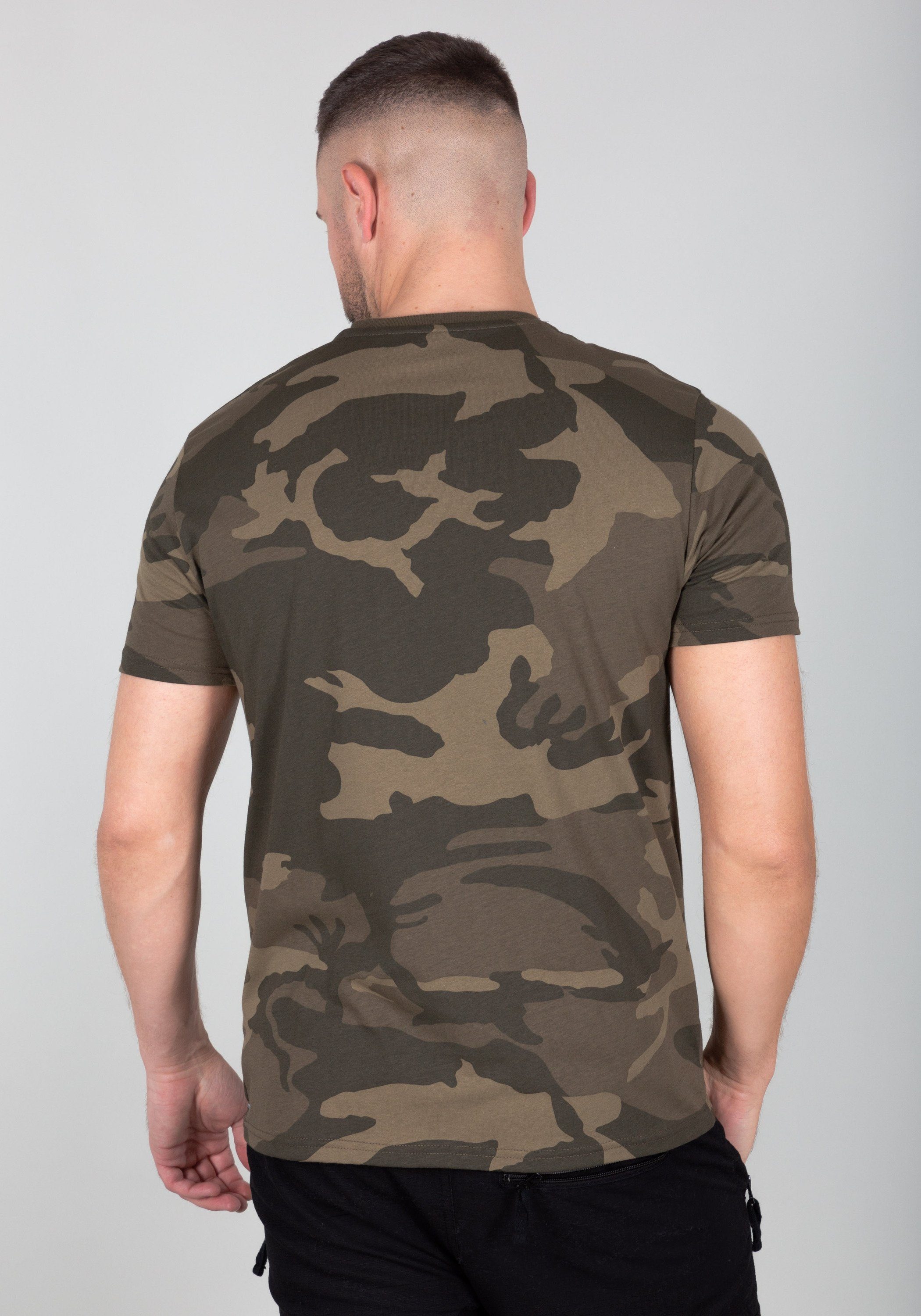 T-Shirt Industries Men Basic Alpha - olive Camo Alpha Industries camo T-Shirts T-Shirt