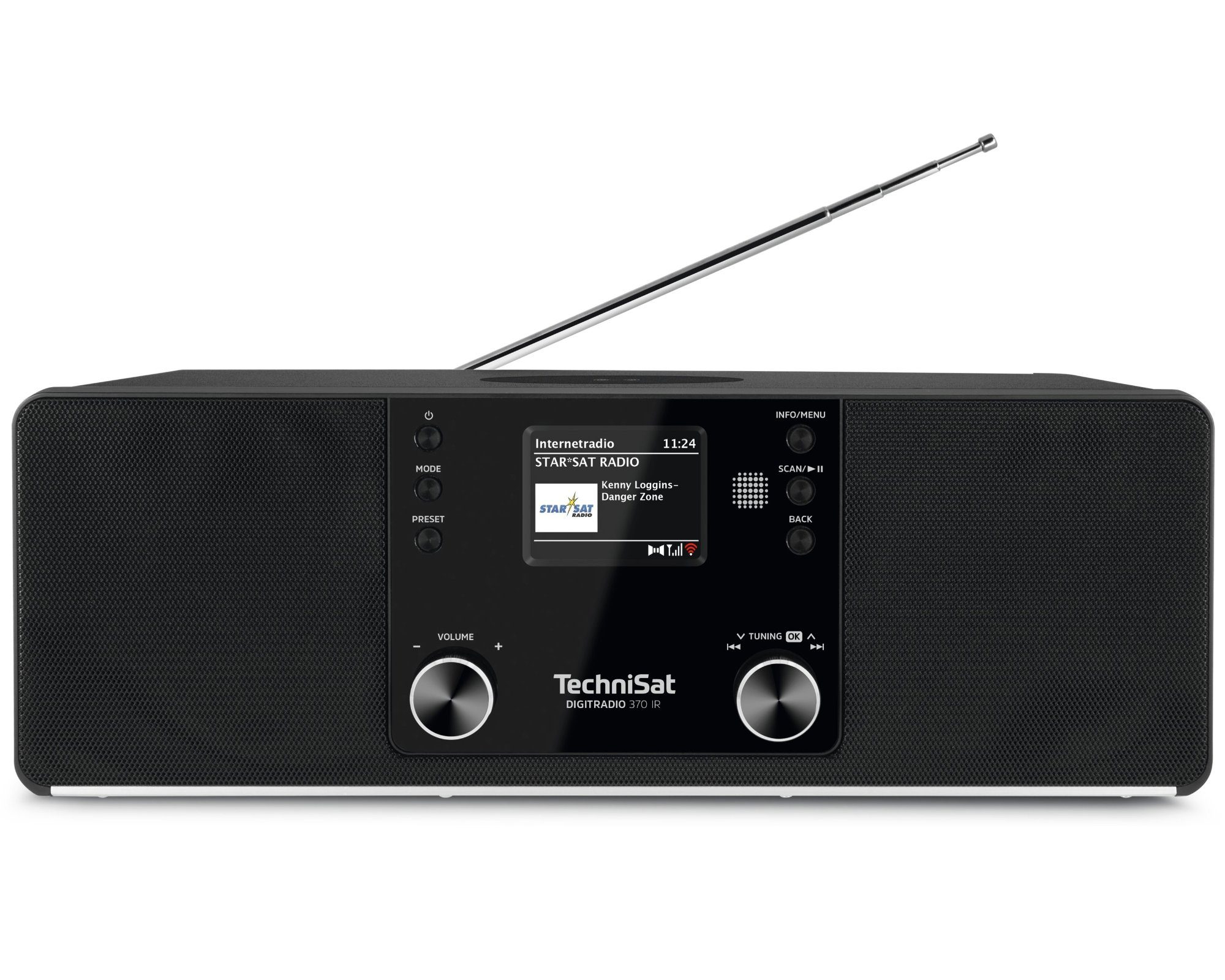 TechniSat DIGITRADIO (DAB), Charging, und PLL, Digitalradio UKW-Radio mit Bluetooth-Audiostreaming) Wireless (DAB) WLAN, 10,00 370 W, RDS (Digitalradio IR