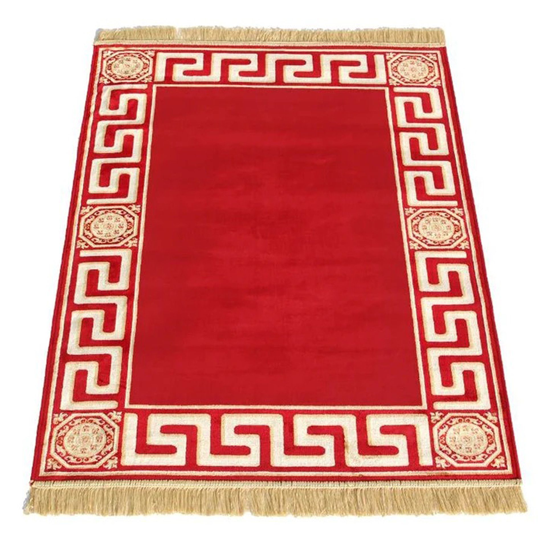 Belle Arti Teppich Teppich Rot Muster Design art 641 67 cm x 105 cm, Rechte günstig online kaufen