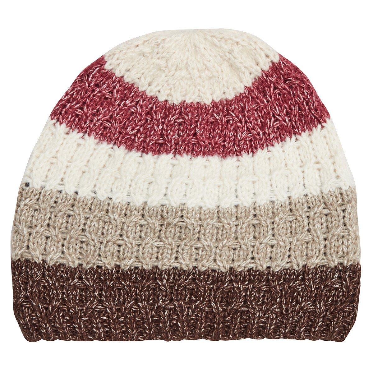 s.Oliver Strickmütze Damen Strickmütze Mütze mit Blockstreifen Beanie 21069 günstig online kaufen