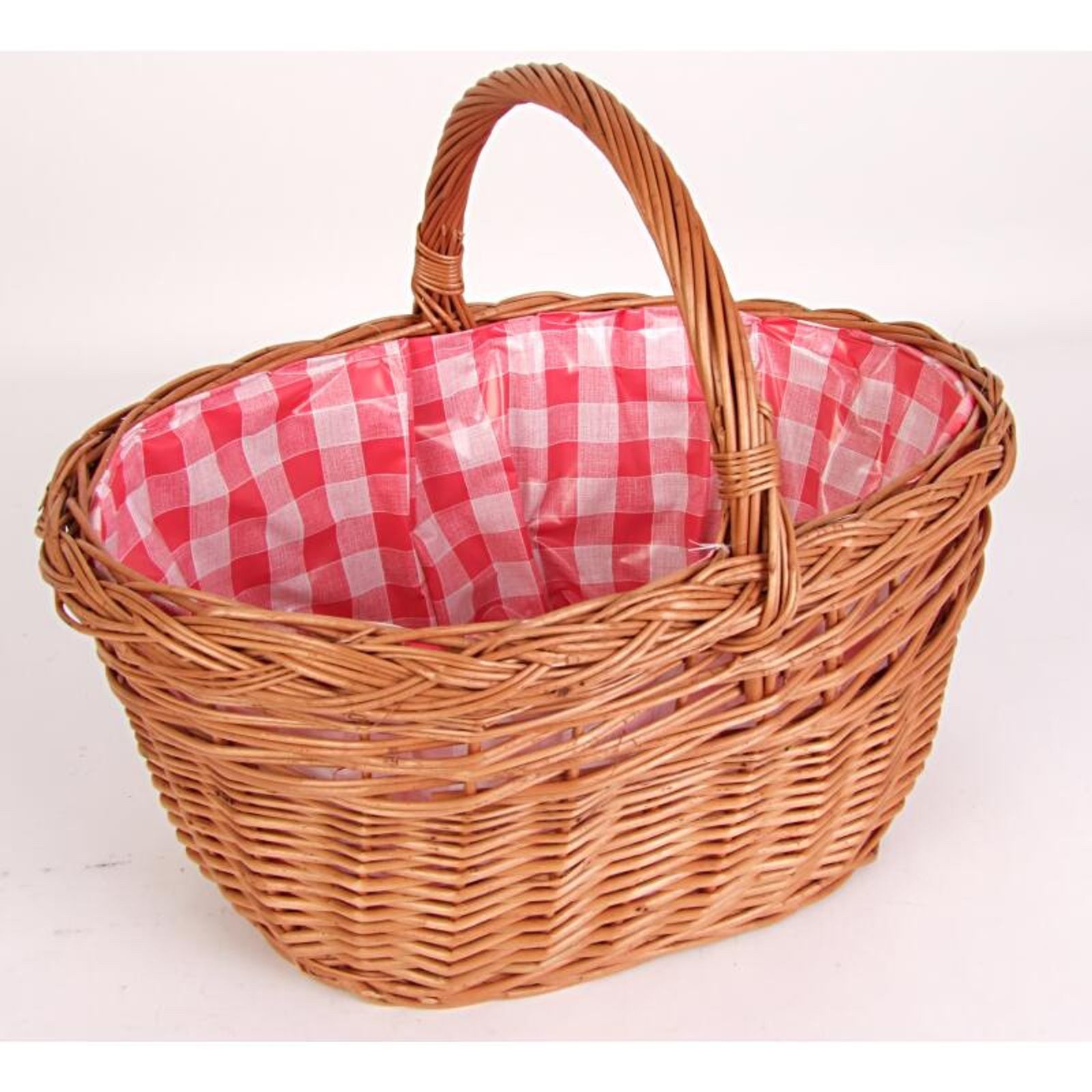 BURI Aufbewahrungsbox Weiden-Einkaufskorb Holz braun einkaufen günstig online kaufen