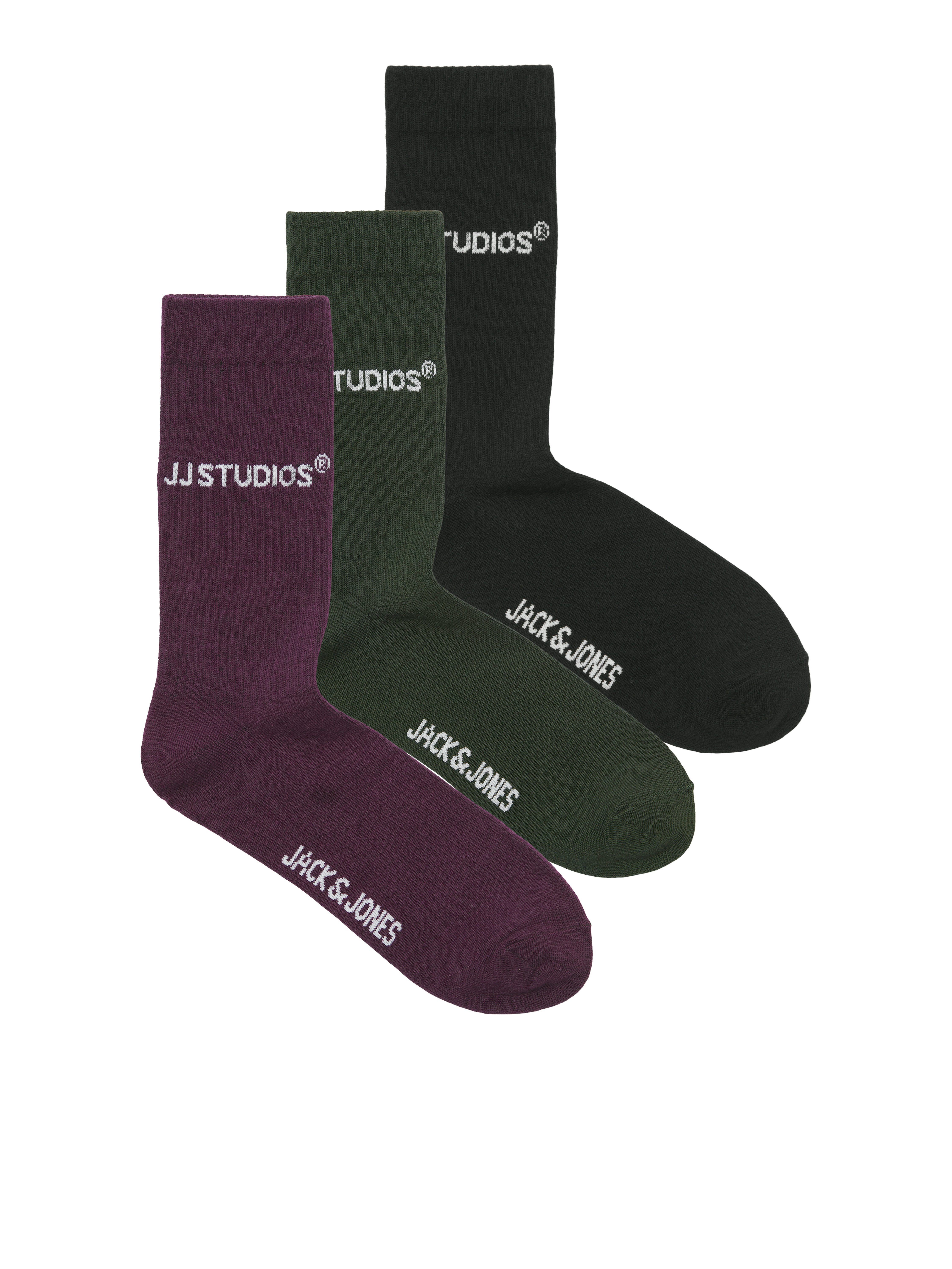 Jack & Jones Freizeitsocken JACSOHO TENNIS SOCKS 3 PACK NOOS (Packung, 3-Pa günstig online kaufen