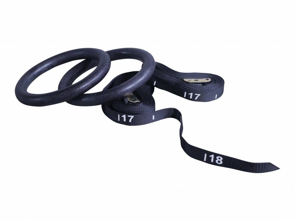 Lifemaxx Schlingentrainer Lifemaxx Crossmaxx ABS Crossfit Ringe mit verstellbaren Straps
