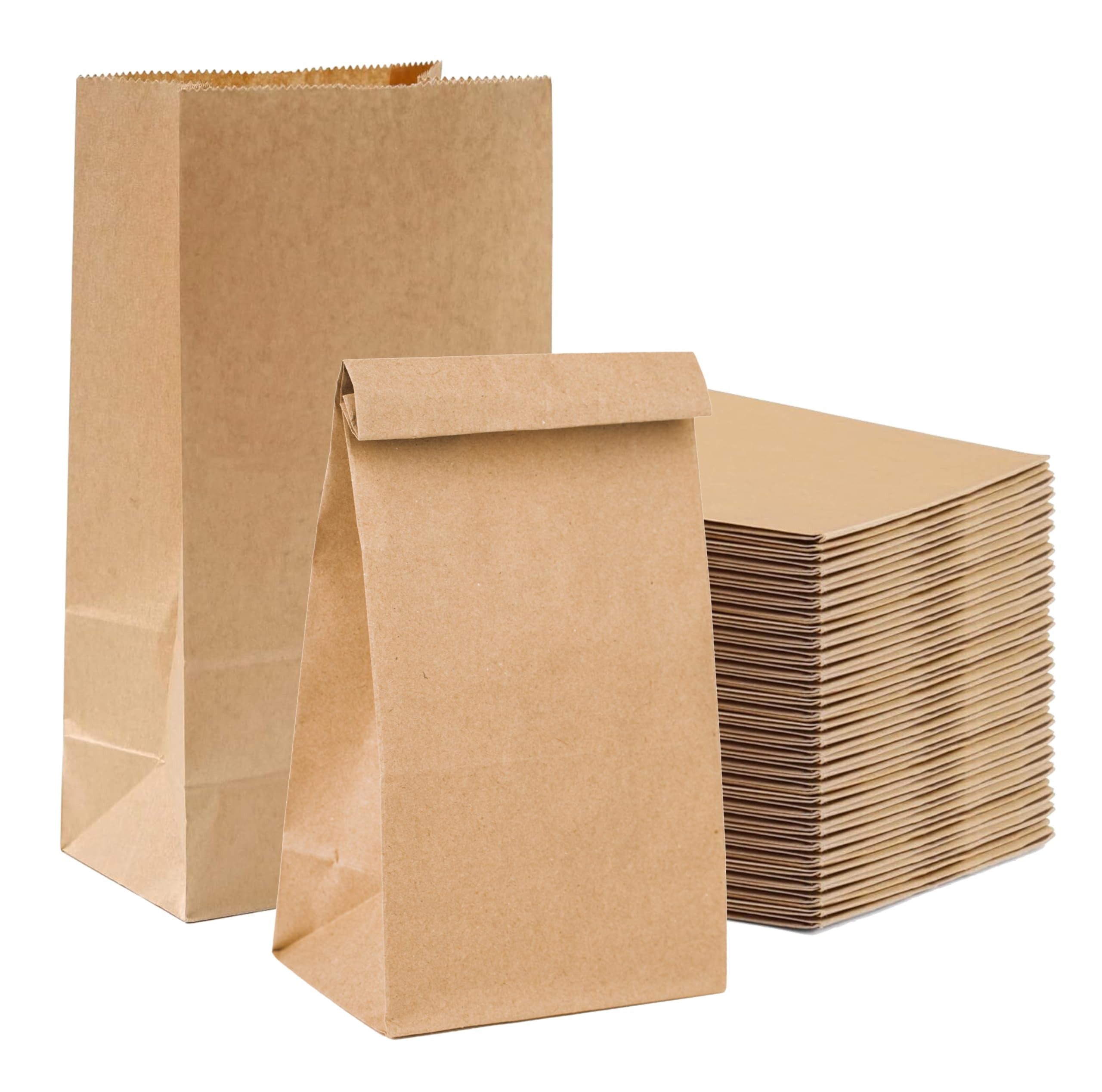 happymas DIY-Adventskalender 50x Kraftpapiertüten braune Beutel 21 x 14 cm (50er Set, 50-tlg)