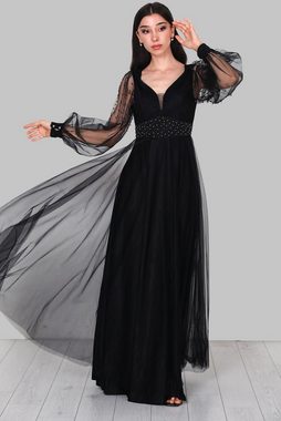 Modabout Abendkleid Langes Maxikleid Sommerkleid für Damen - NELB0588D5105SYH (1-tlg)