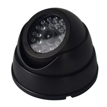 Retoo Kamera Dummy Überwachungskamera Außen LED Attrappe Sicherheitkamera Überwachungskamera (zu Hause oder im Unternehmen, Set, Externe und interne Dummy-IR-Kamera, Universell einsetzbar)