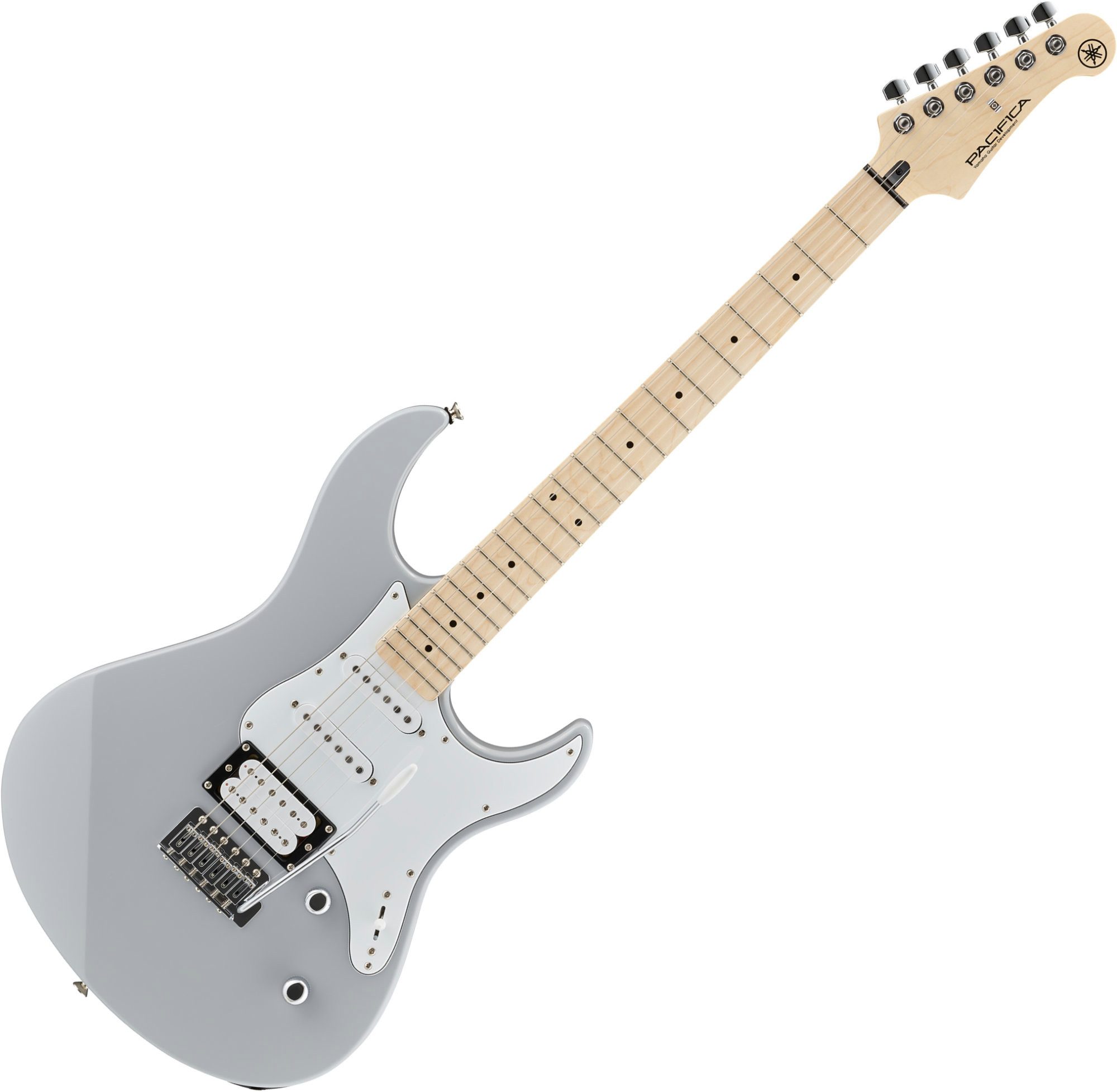 Yamaha E-Gitarre Yamaha Pacifica 112VM Gray, ST, E-Gitarre mit Ahorn-Griffbrett und Alnico V-Tonabnehmern