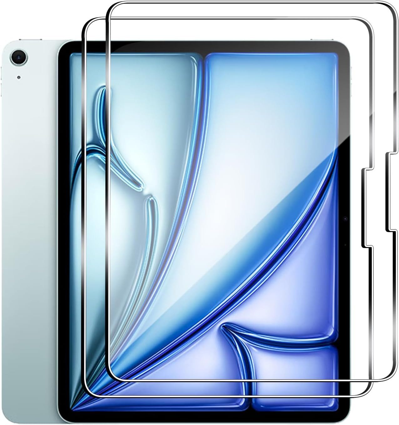 MSM Displayschutzglas 2X Schutzglas für Apple iPad Air 2024 13″ Zoll Display Panzerfolie