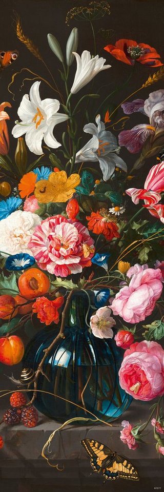 Close Up Poster Jan Davidsz de Heem Poster Vase mit Blumen 30,5 x 91,5 cm