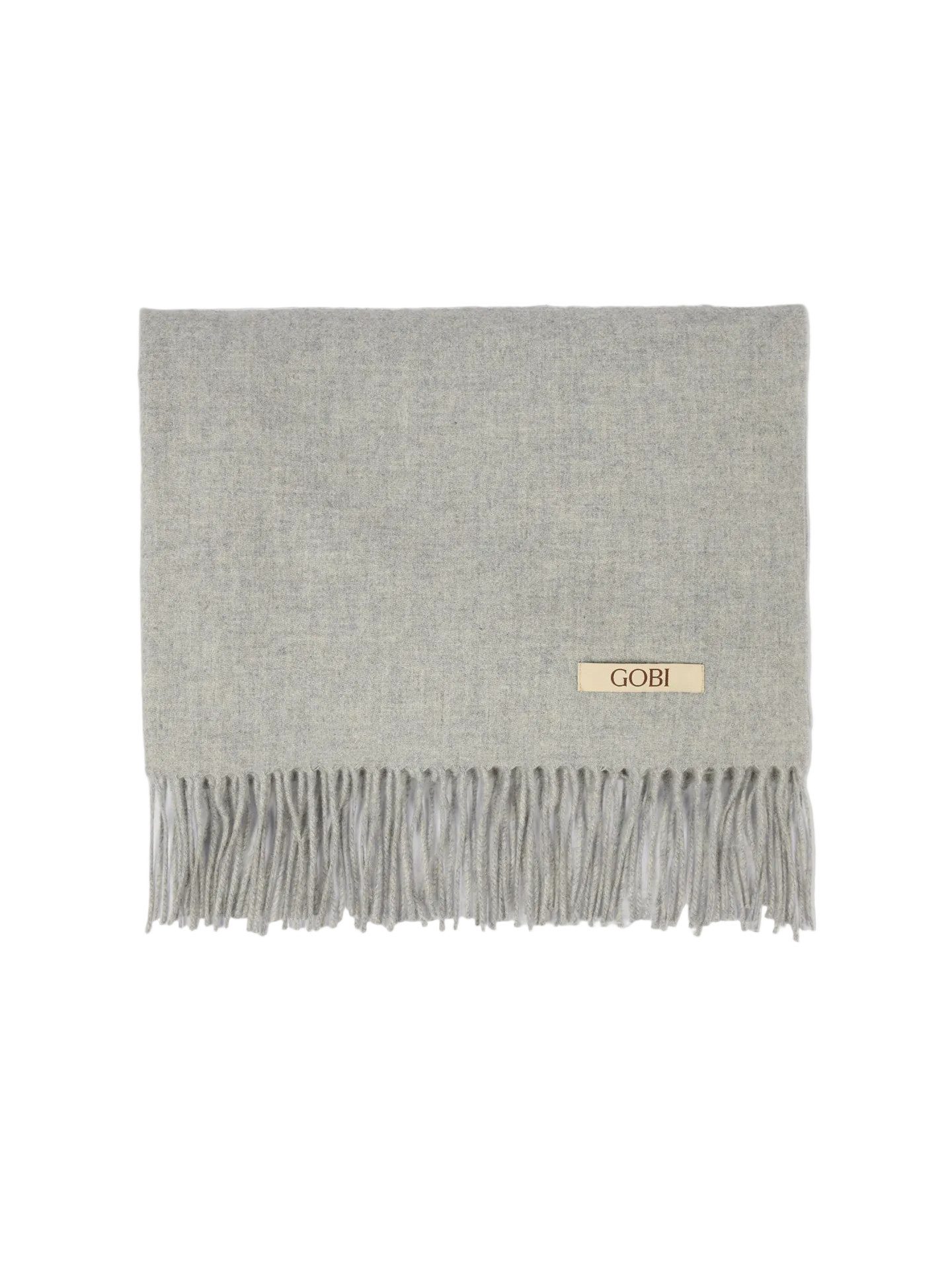 GOBI Cashmere Strickschal Weiter Fransenschal