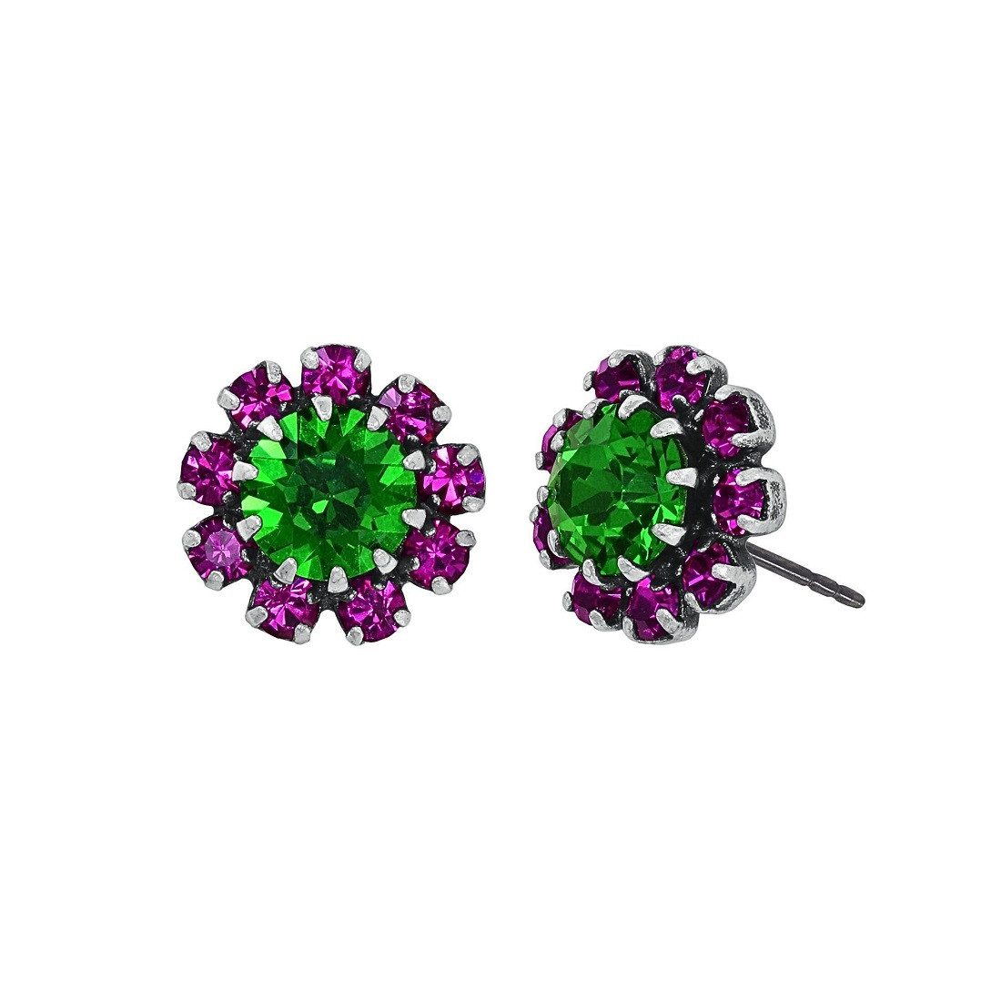 KONPLOTT Paar Ohrstecker Konplott: Ohrstecker Artdecode - round