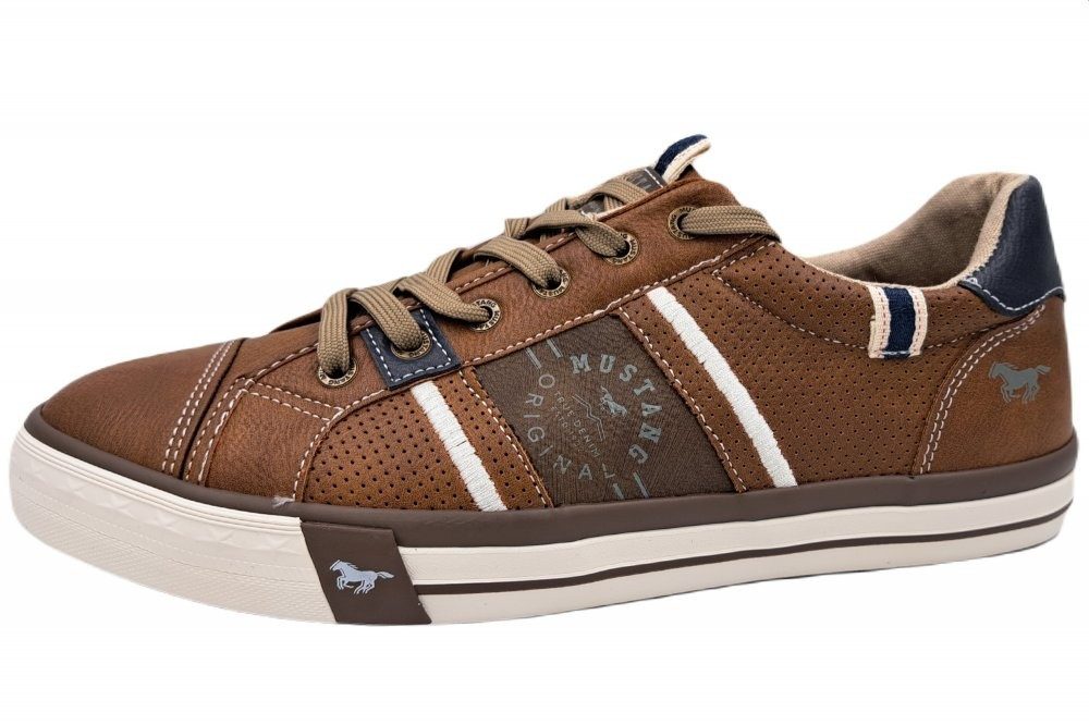 Mustang Shoes Sneaker, mit kontrastreichen Details, Freizeitschuh, Halbschu günstig online kaufen