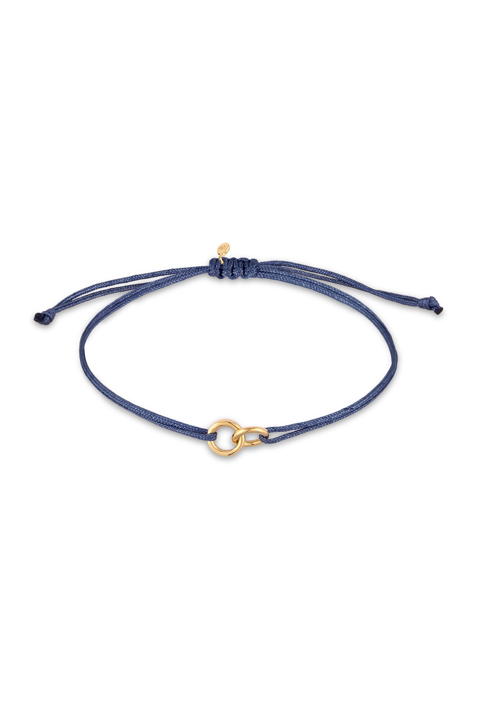 Elli Armband Kreis Geo Minimal 925 Silber vergoldet (kein Set, 1-tlg), Geo