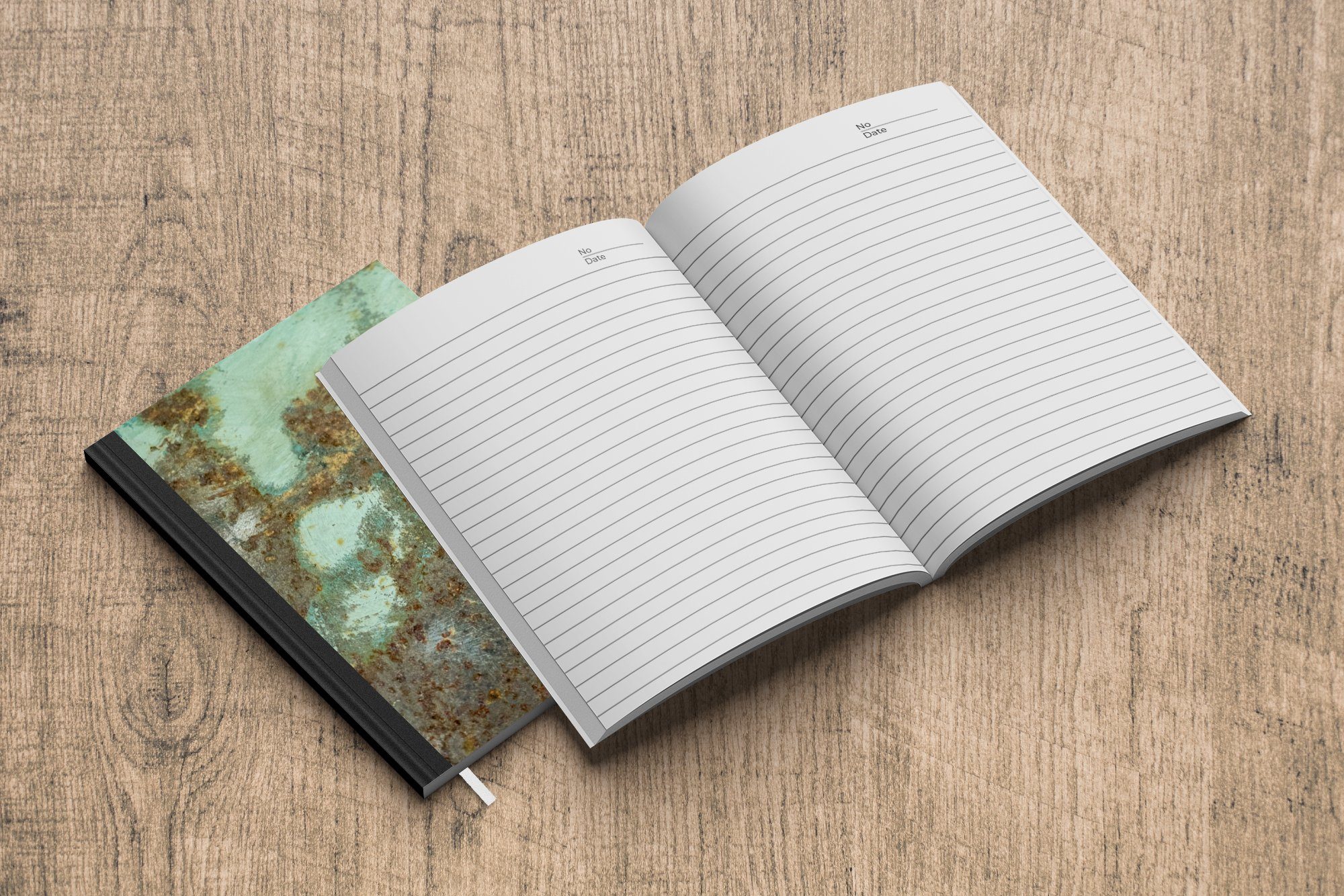Seiten, Journal, Abstrakt Tagebuch, Muster, MuchoWow Merkzettel, - 98 Notizbuch Haushaltsbuch Rust Notizheft, A5, -