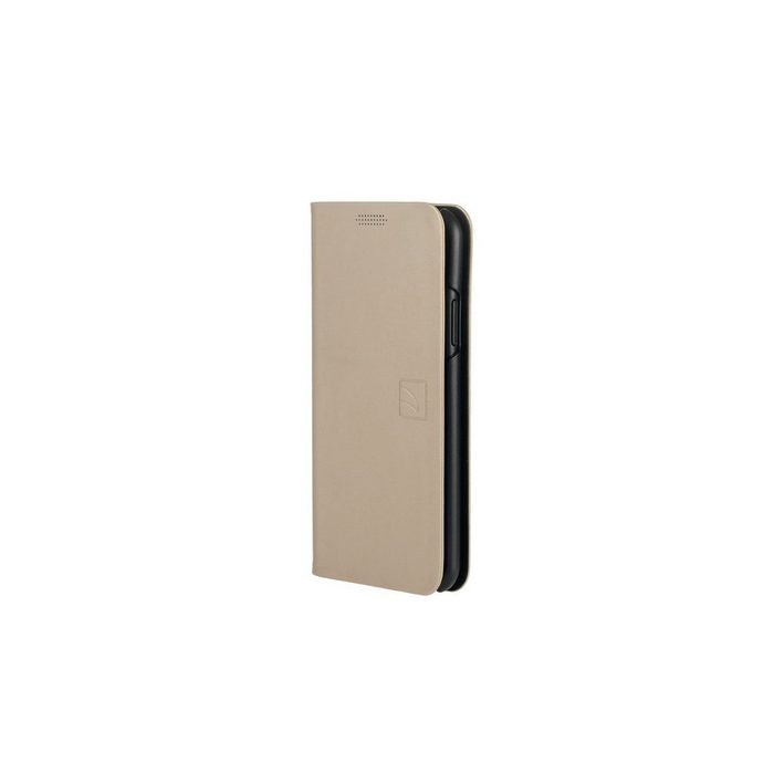 Tucano Smartphone-Hülle Tucano Filo Booklet für iPhone X Xs Schutz Hülle Case Cover Etui Kartenfach Gold
