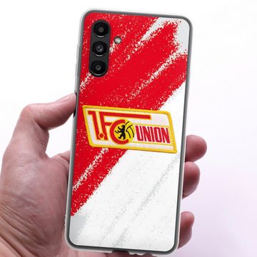 DeinDesign Handyhülle Offizielles Lizenzprodukt 1. FC Union Berlin Logo, Samsung Galaxy A13 5G Silikon Hülle Bumper Case Handy Schutzhülle